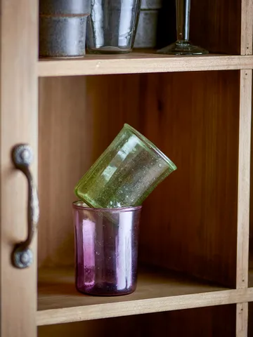 Verre Sunil, lot de 2 - Vert - Bloomingville