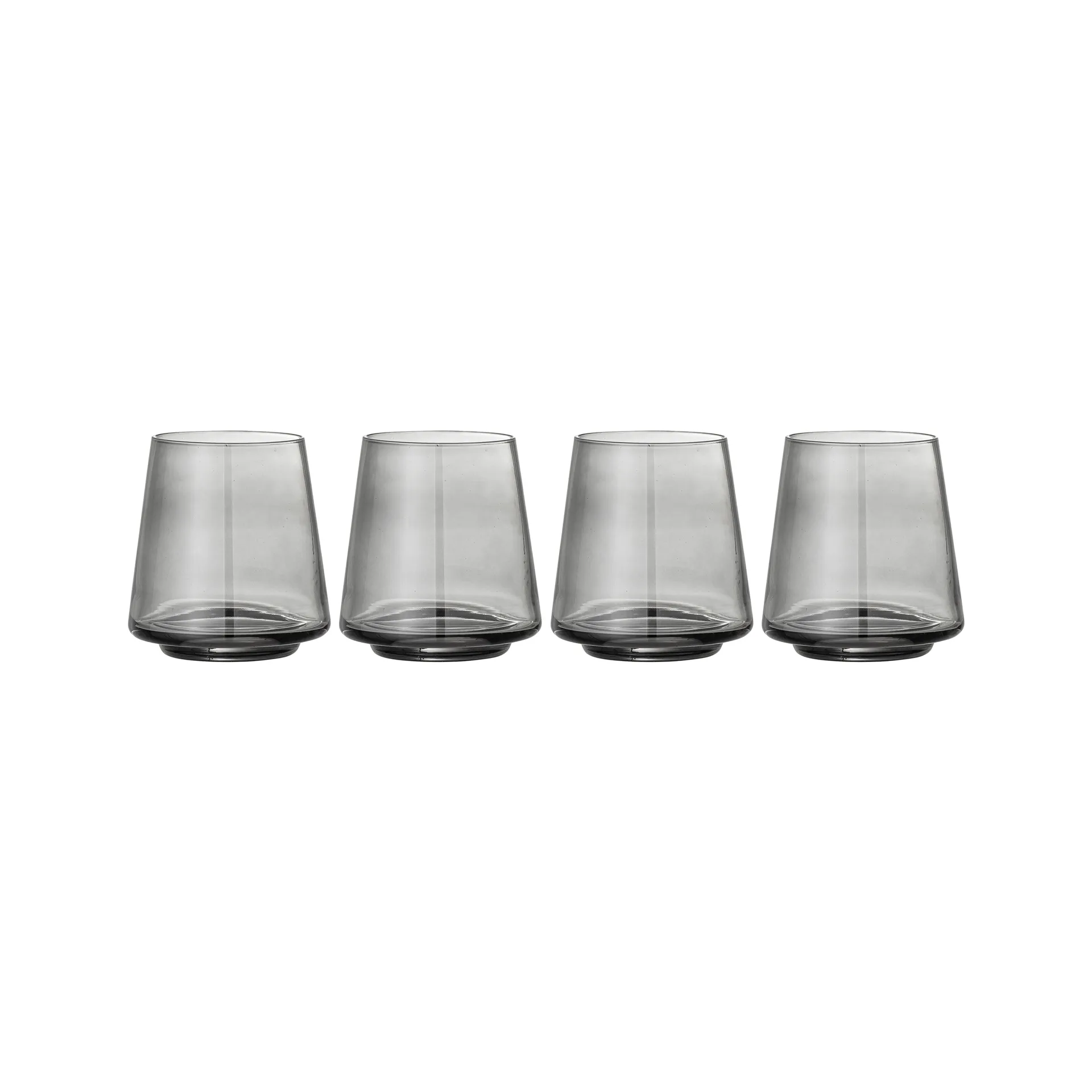 Verre Yvette 33 cl Lot de 4, Gris Bloomingville
