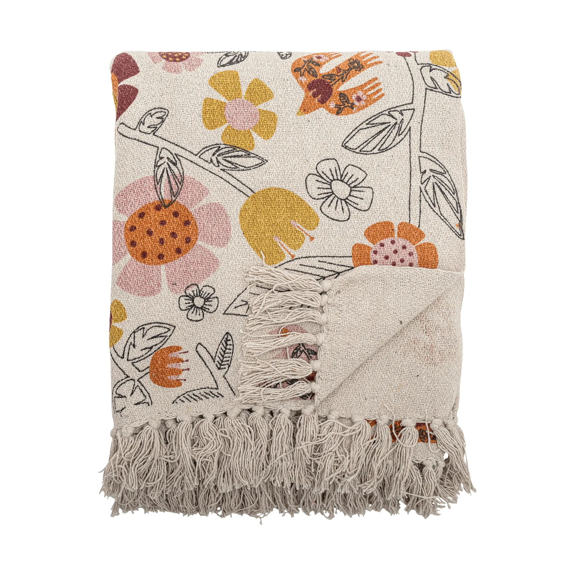 Vivielle plaid, Multicolore, 160x130 cm Bloomingville