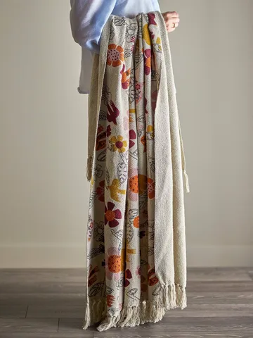 Vivielle plaid - Multicolore, 160x130 cm - Bloomingville