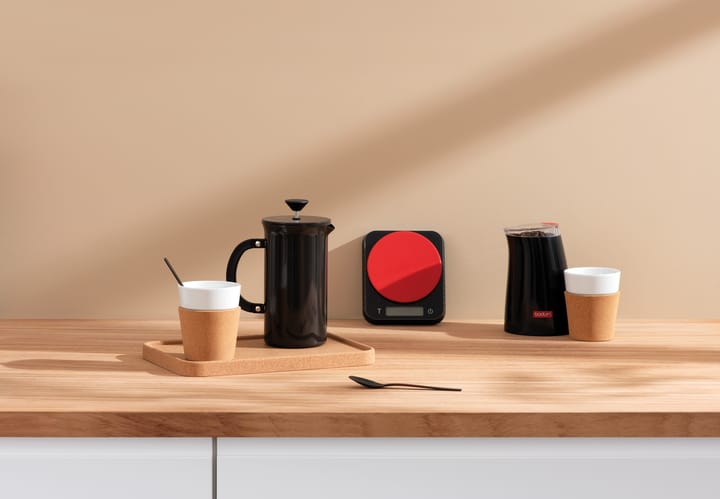 Balance de cuisine Bistro 13x15,7 cm, Noir-rouge Bodum