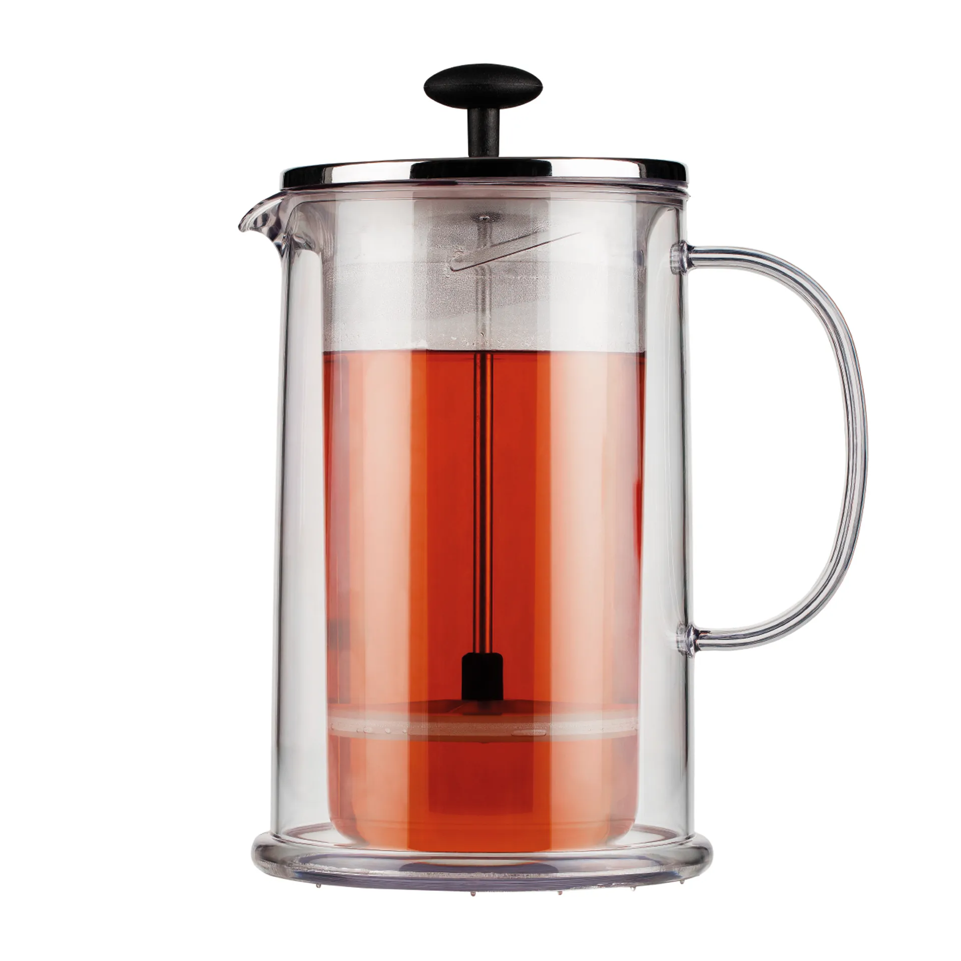 Cafetière à piston à double paroi Thermia 1 l, Chrome Bodum