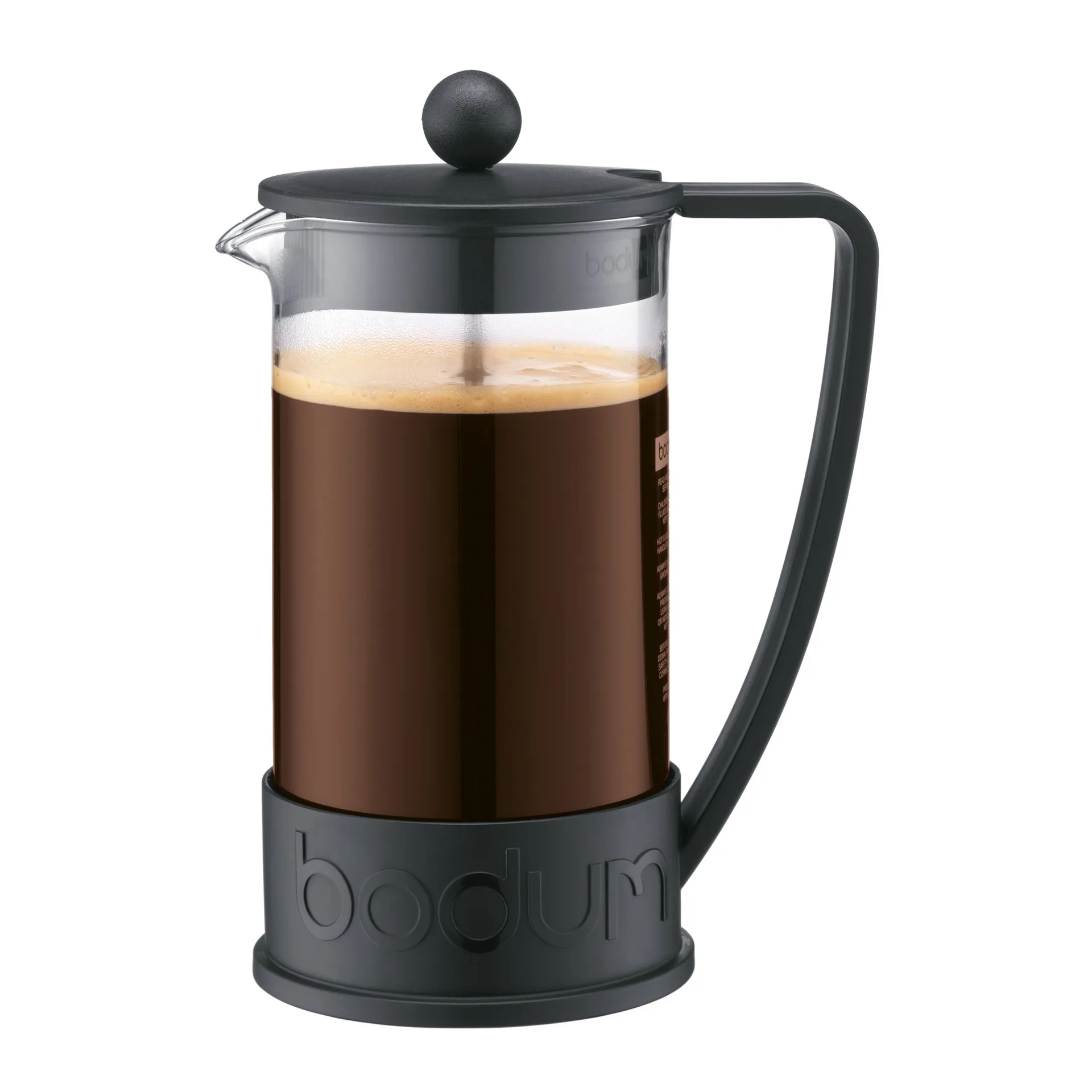 Cafetière à piston Brazil noire, 8 tasses Bodum