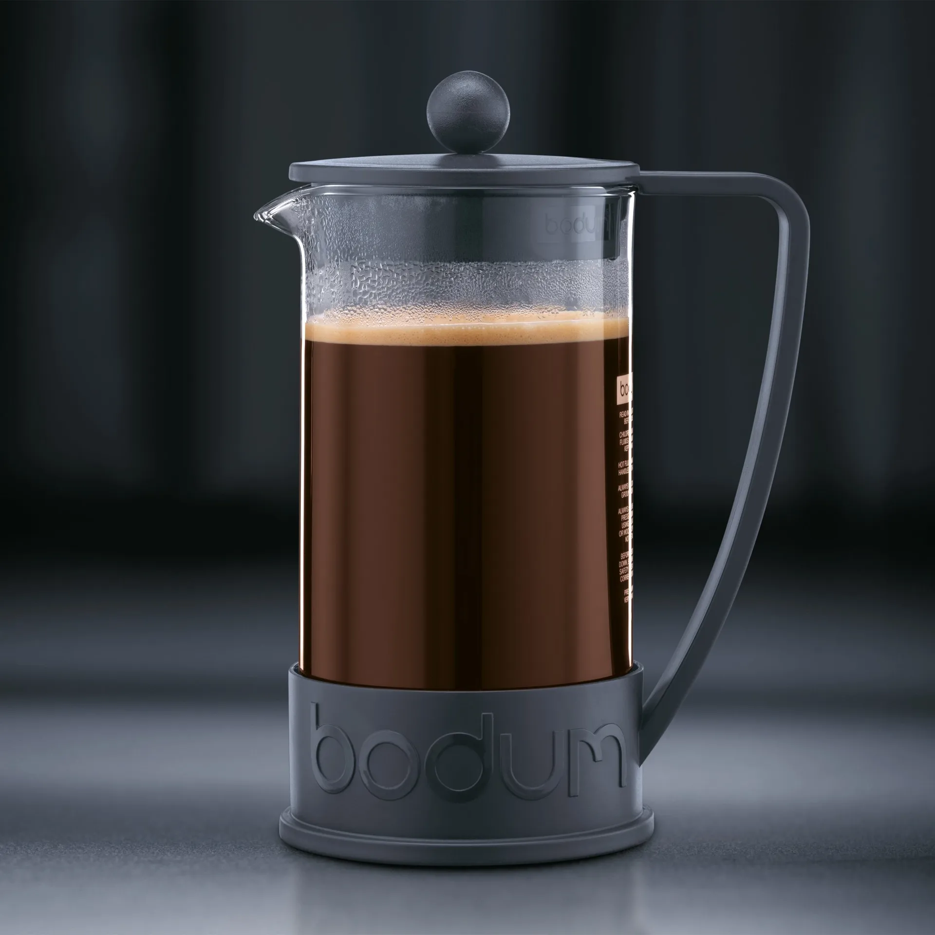 Cafetière à piston Brazil noire, 8 tasses Bodum
