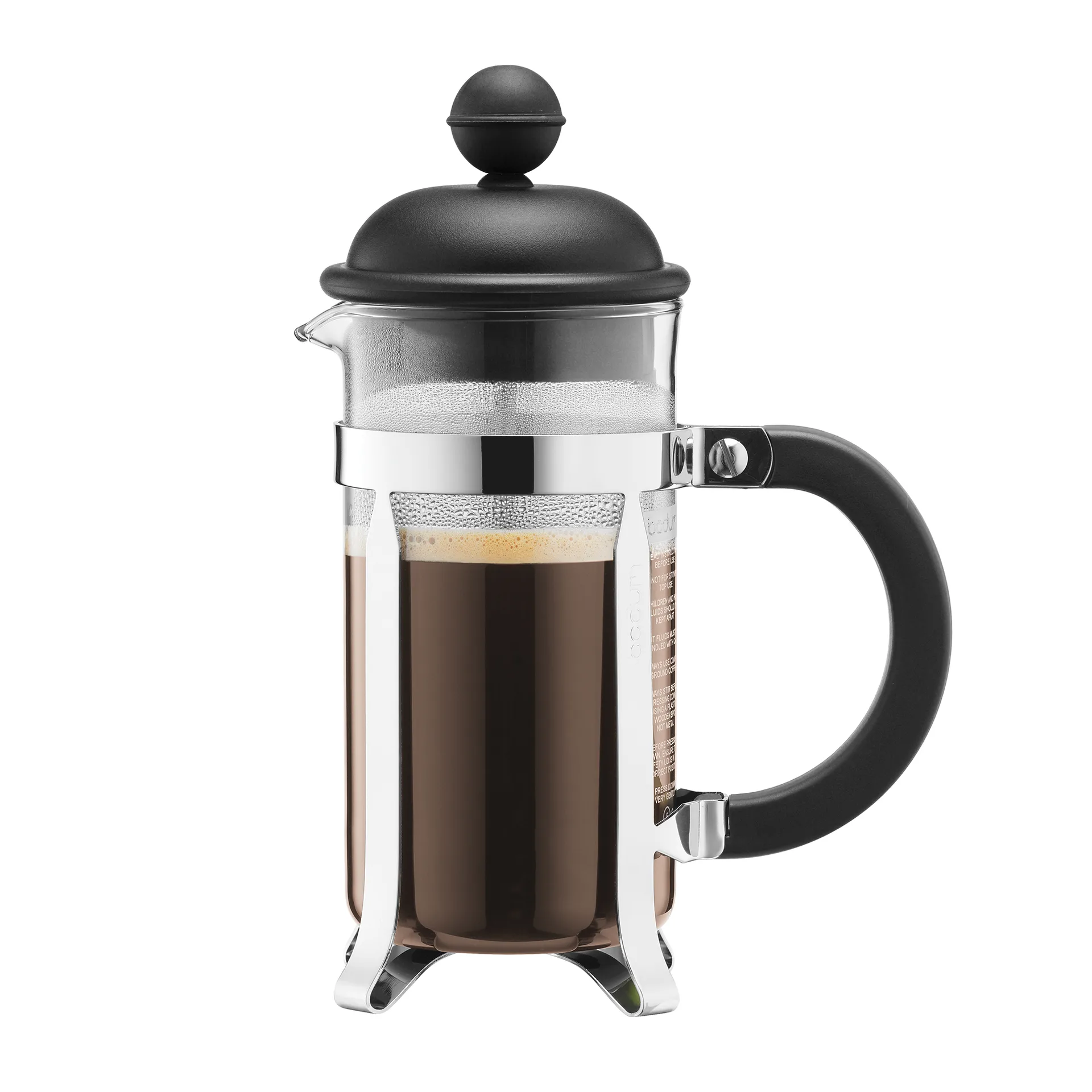 Cafetière Caffettiera noire, 3 tasses Bodum