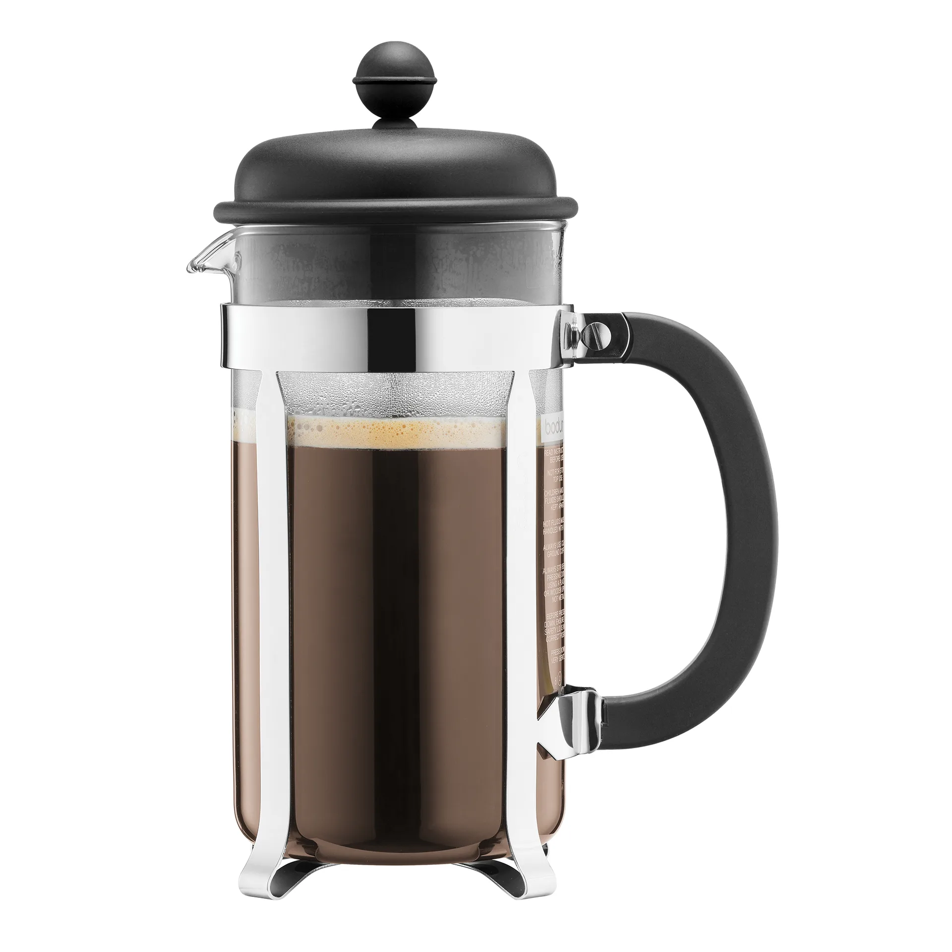 Cafetière Caffettiera noire, 8 tasses Bodum