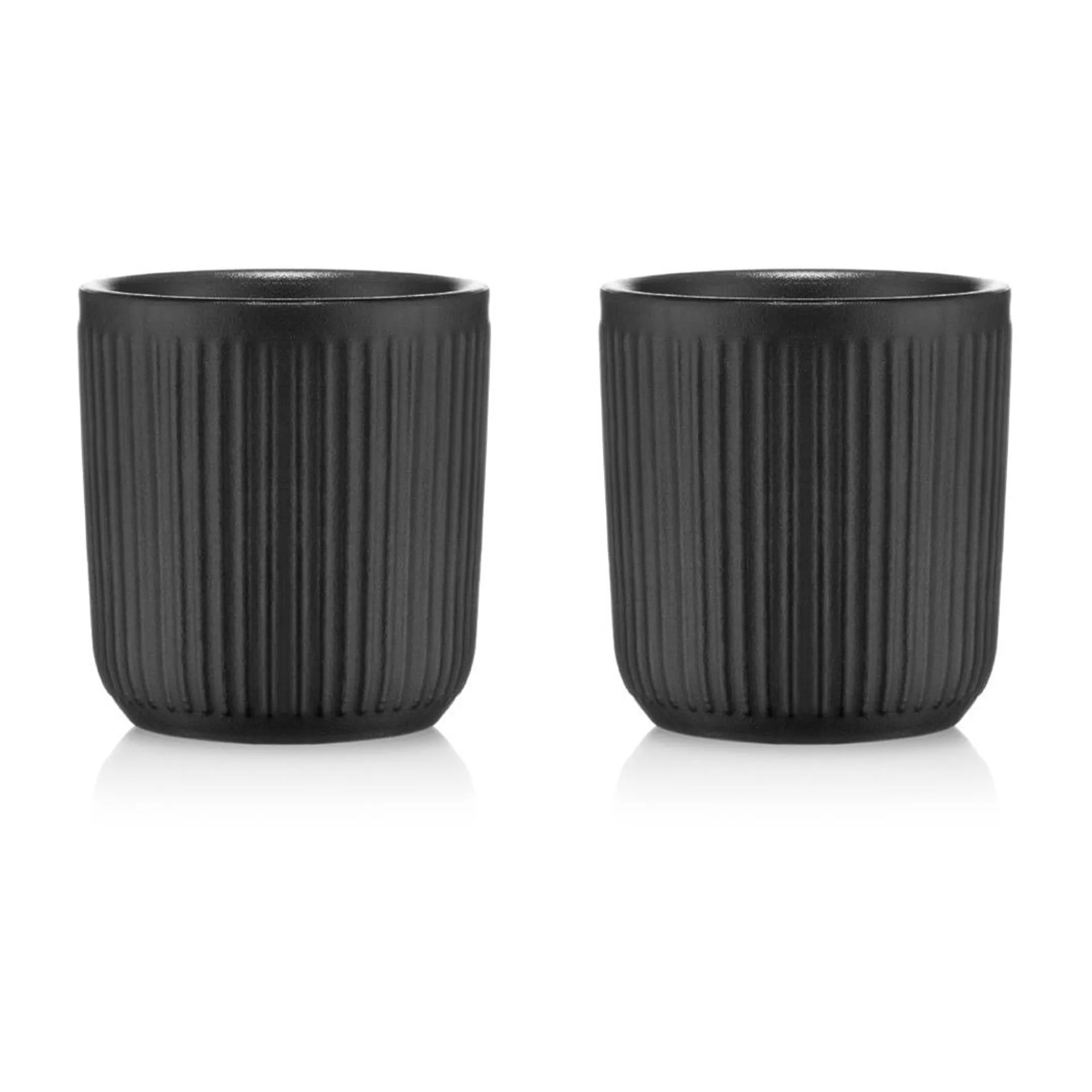 Lot de 2 mugs à double paroi Douro 10 cl, Noir Bodum