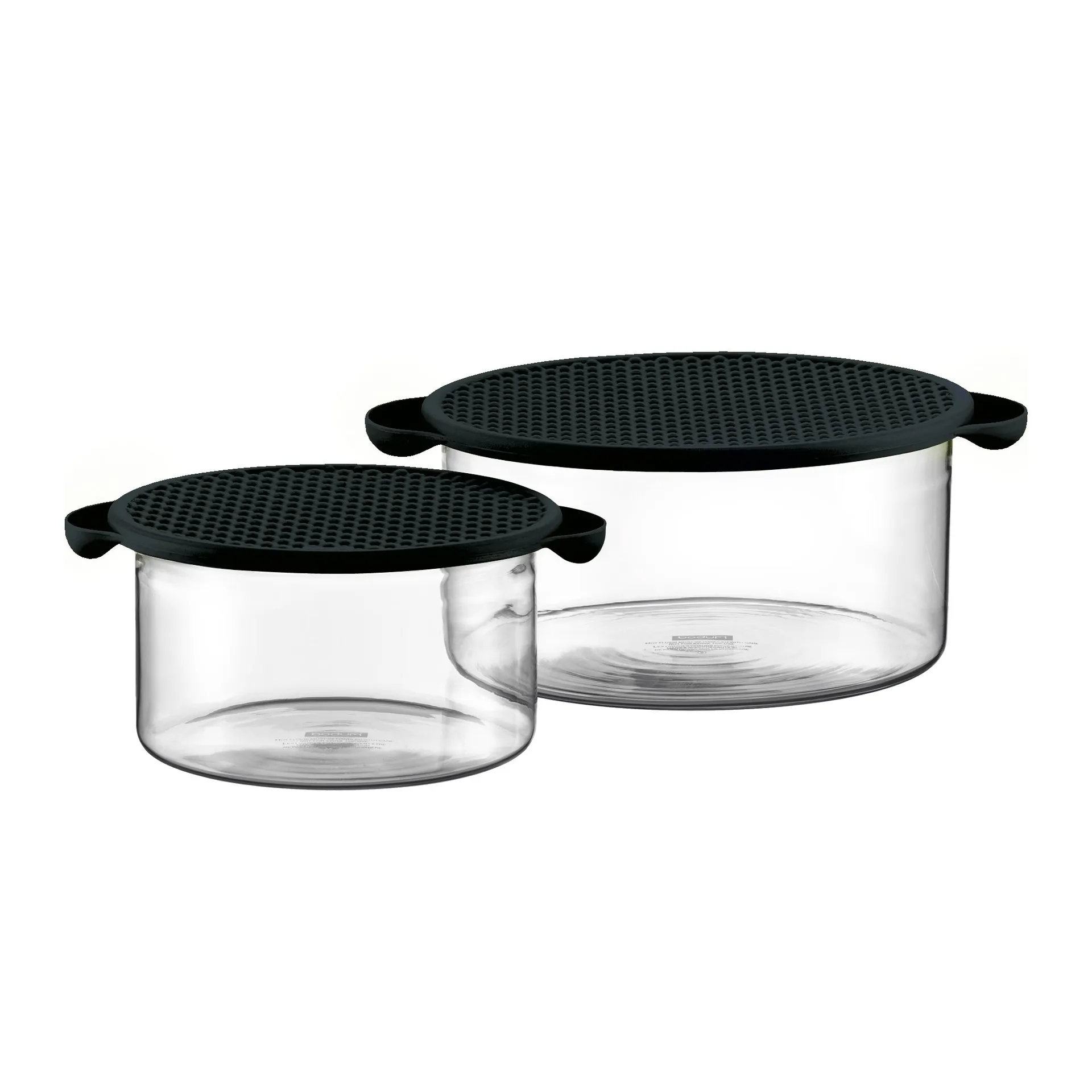 Lot de 2 plats Hot Pot, noir Bodum