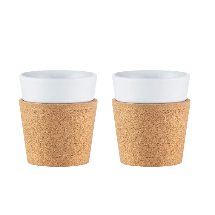 Mug de bistro avec liège lot de 2 - 17 cl - Bodum