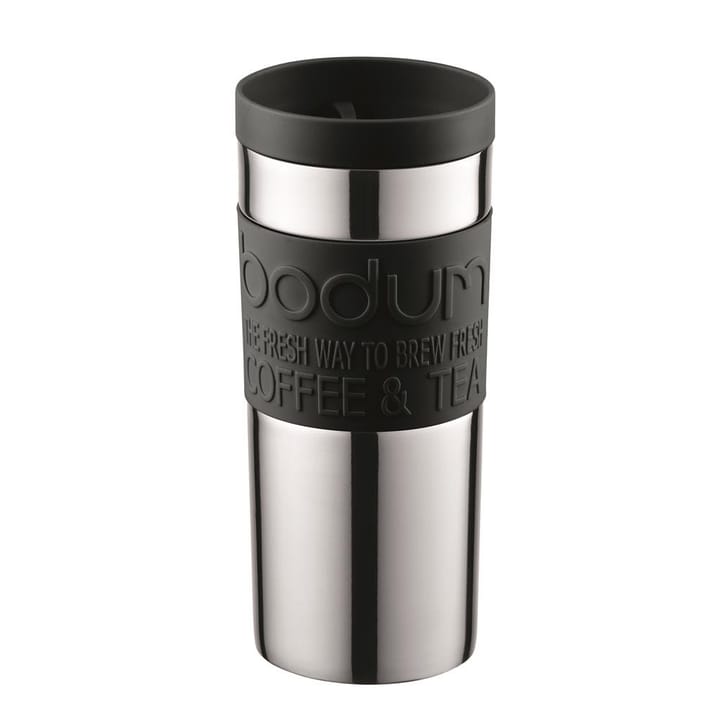 Mug de voyage chrome petit - noir - Bodum