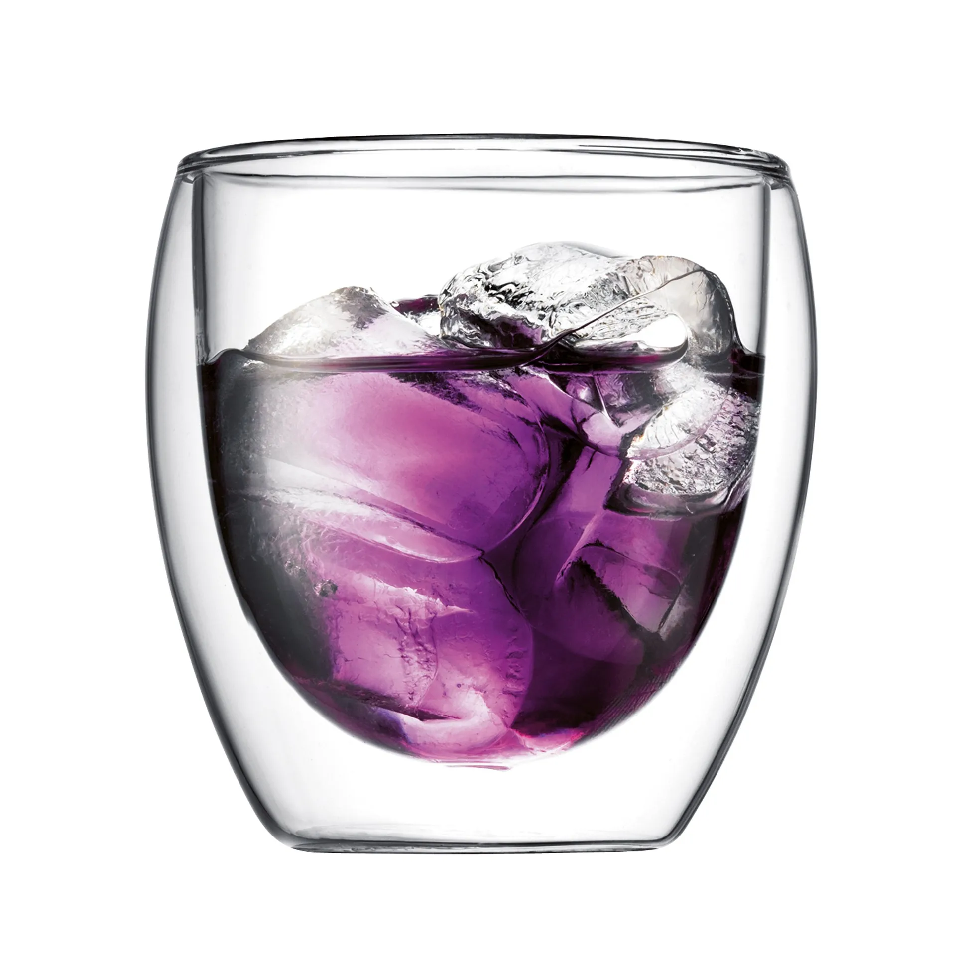 Set de verres Pavina double paroi, 25 cl Bodum