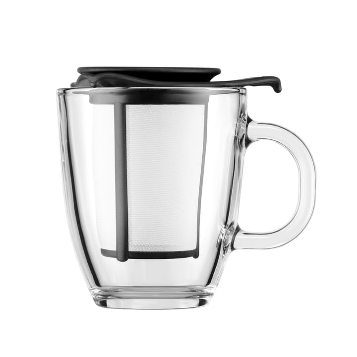 Tasse à thé Yo-Yo avec filtre - noir - Bodum