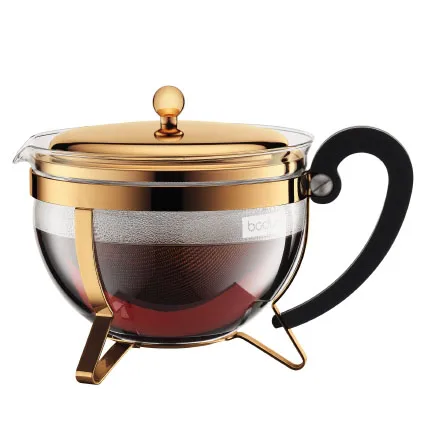 Théière dorée Chambord, 1,3 l Bodum