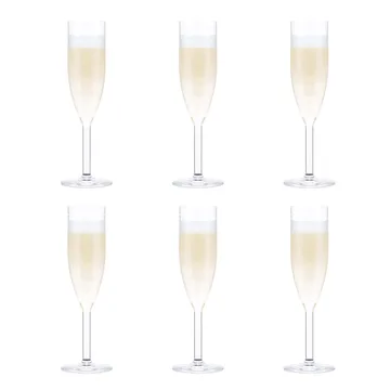 Verre à champagne Oktett Lot de 6 - 12 cl - Bodum