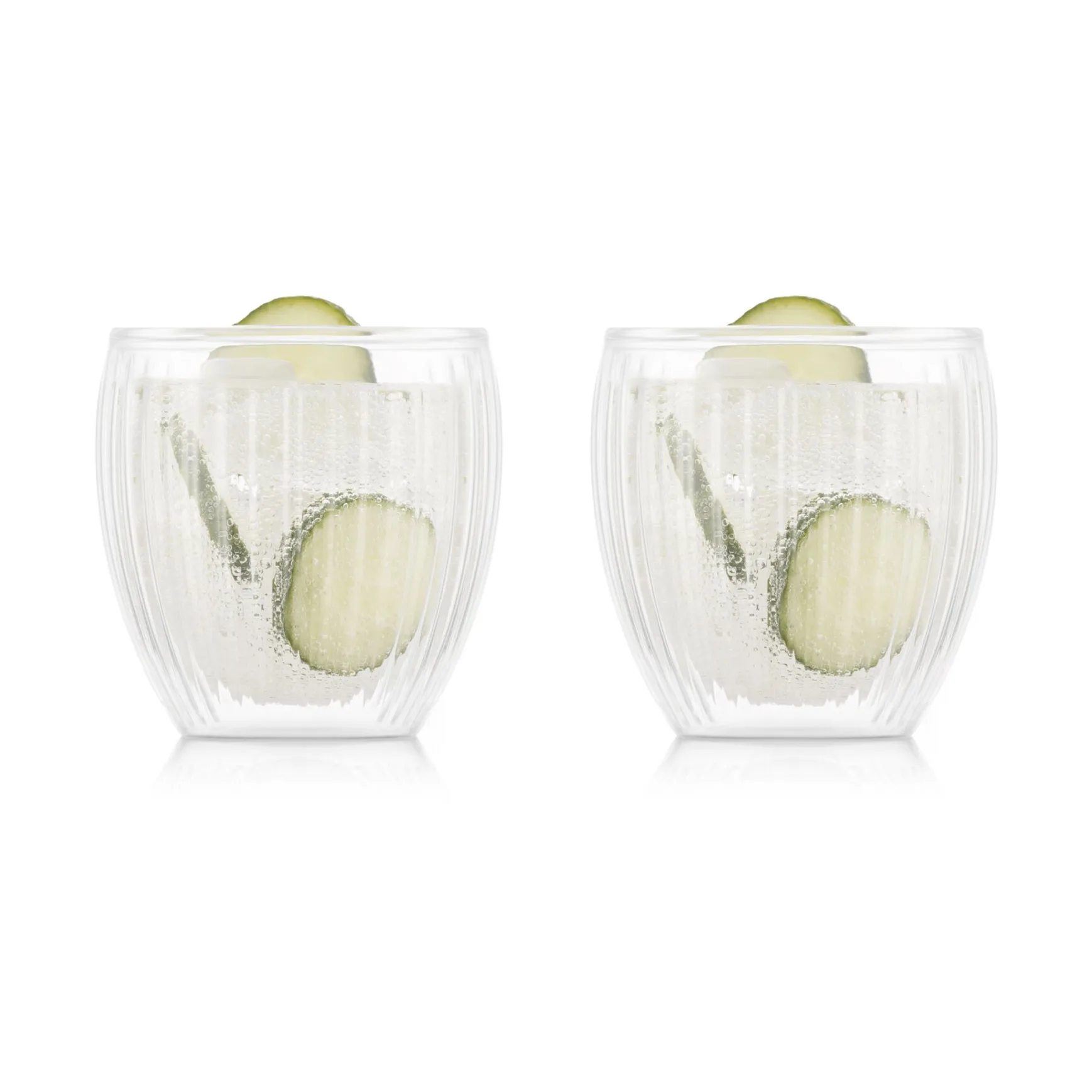 Verre à double paroi Pavina 20 cl Lot de 2, Clair Bodum