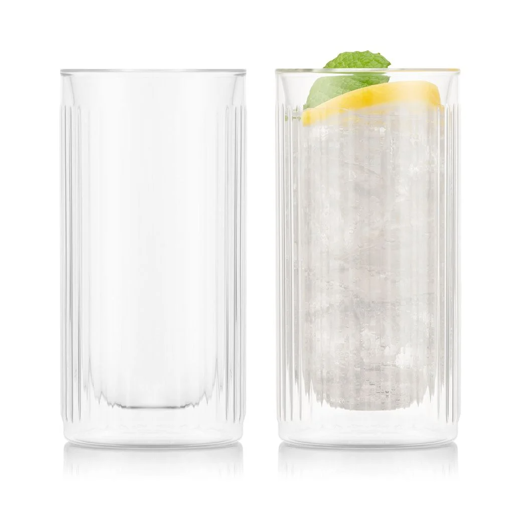 bodum verre à gin à double paroi douro bar 30 cl lot de 2 clair