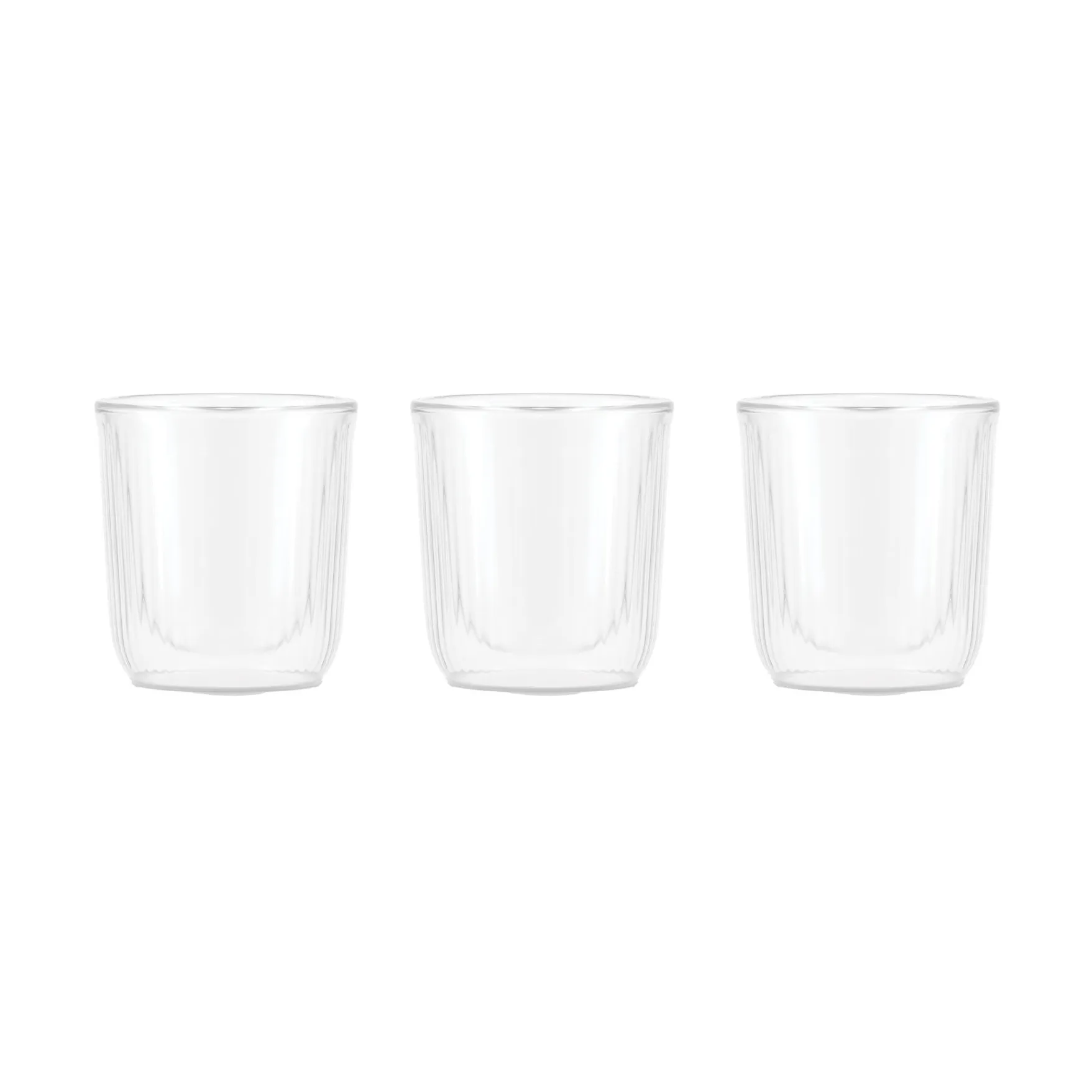Verre à saké à double paroi Douro 6 cl Lot de 3, Clair-bambou Bodum