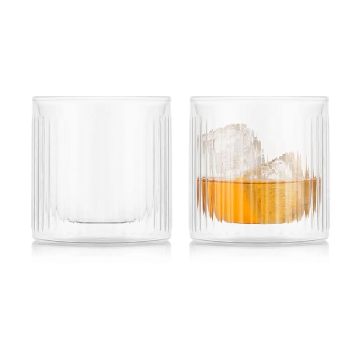Verre à whisky à double paroi Douro Bar dubbelväggigt whiskeyglas 30 cl Lot de 2 - Clair - Bodum