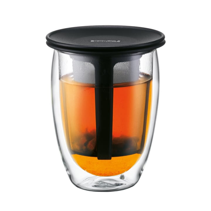 Verre Tea For One avec filtre - noir - Bodum