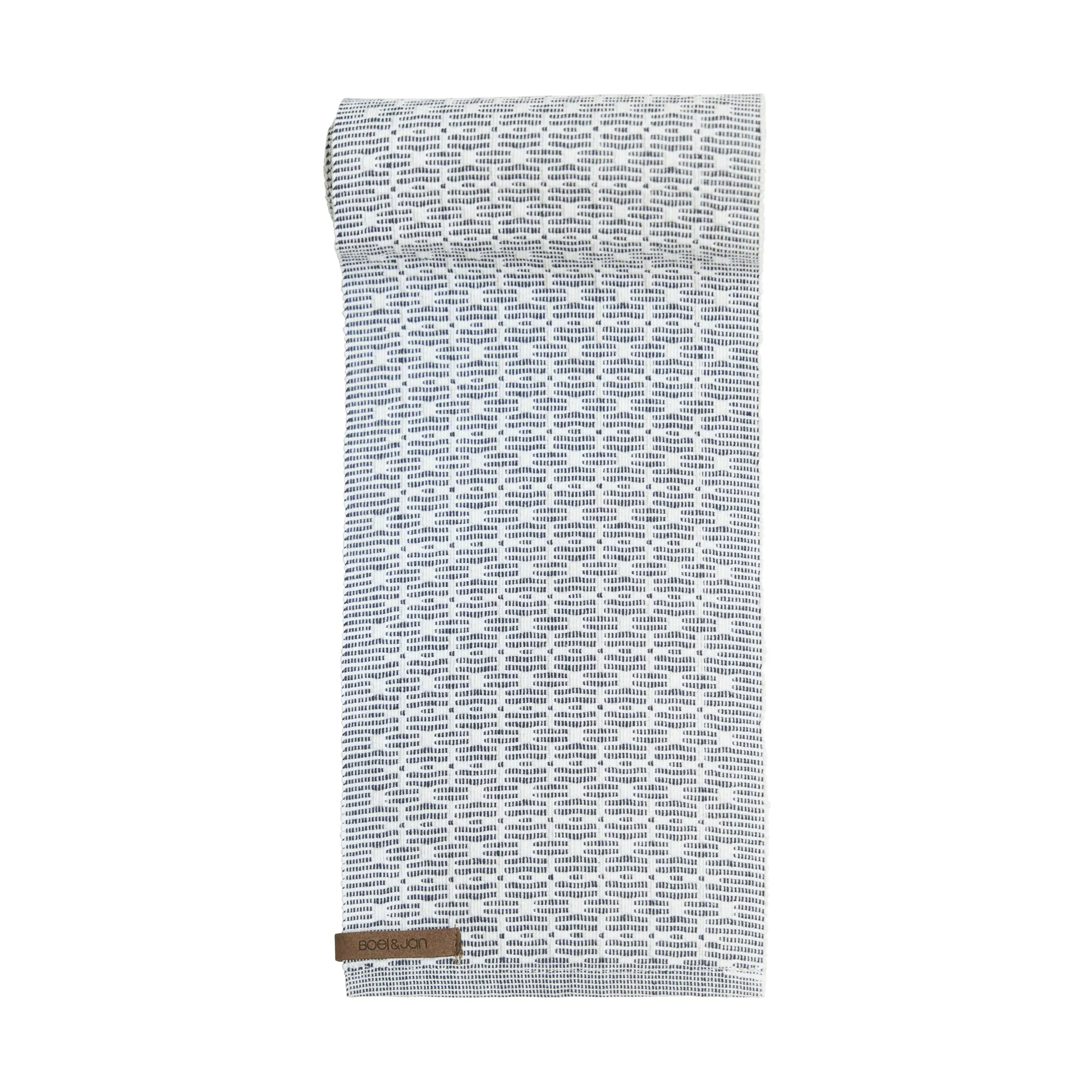 Chemin de table Celine 15x120 cm, Bleu-blanc Boel & Jan