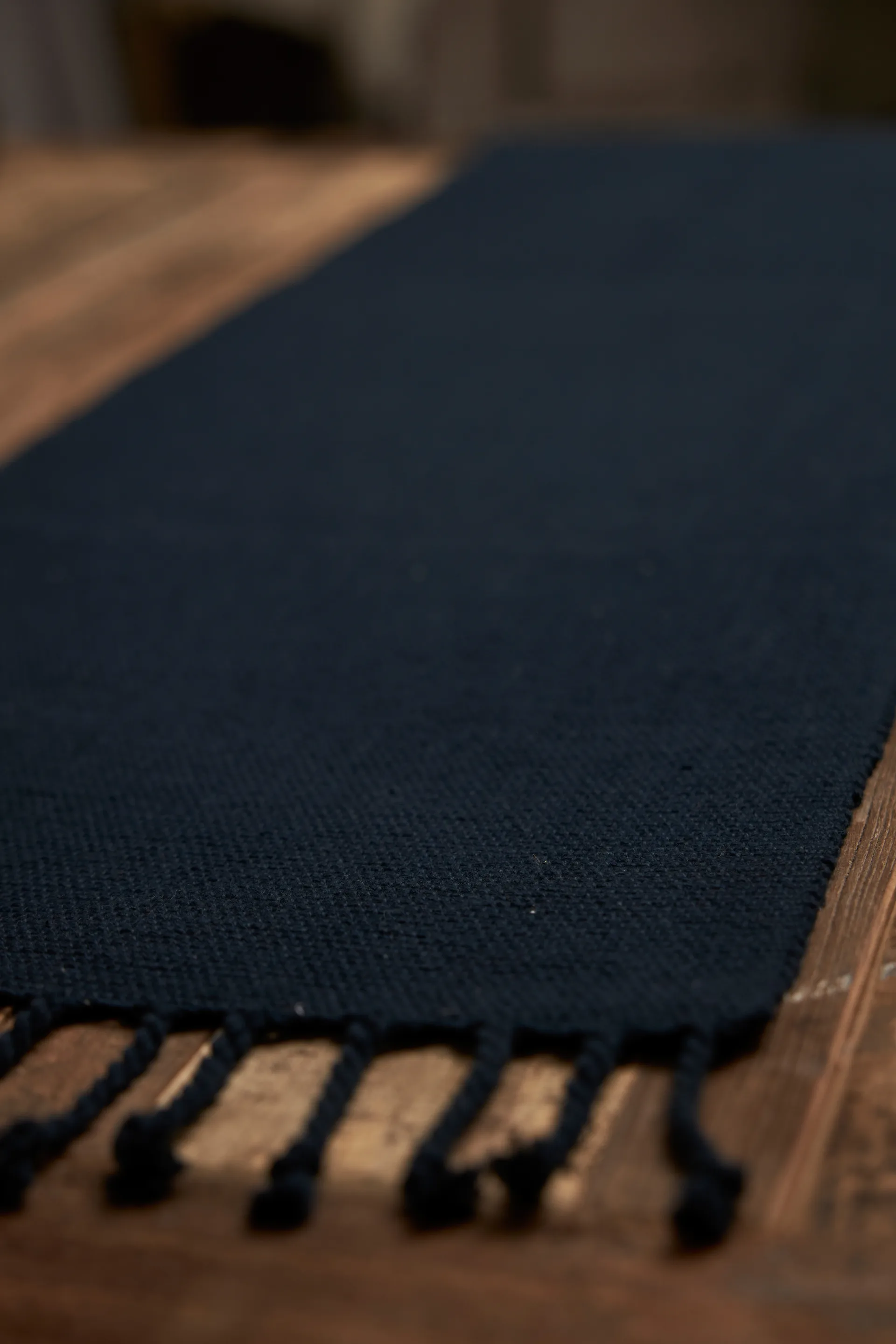 Chemin de table Dune 35x120 cm, Bleu Boel & Jan