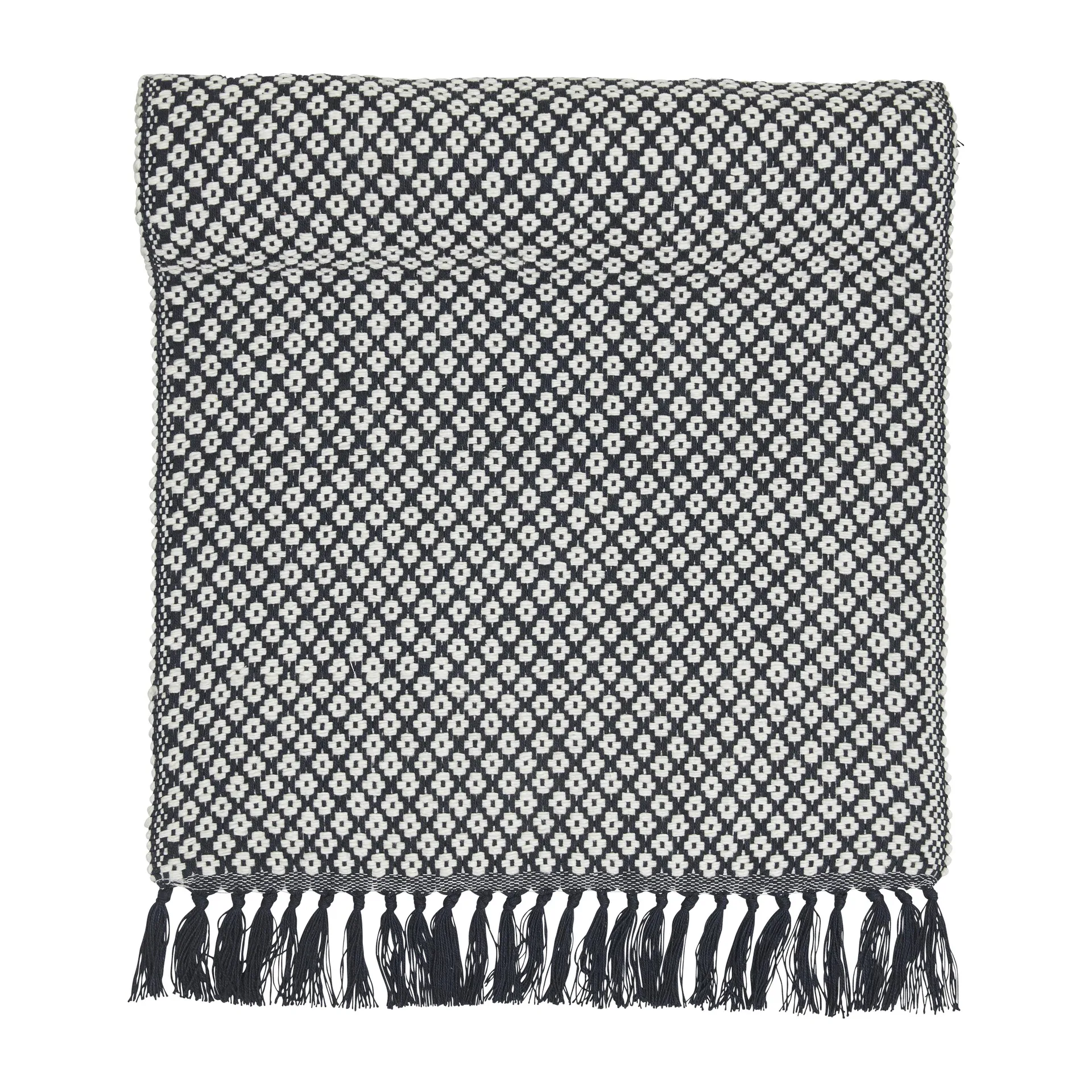 Chemin de table Roslagen 35x120 cm, Bleu Boel & Jan