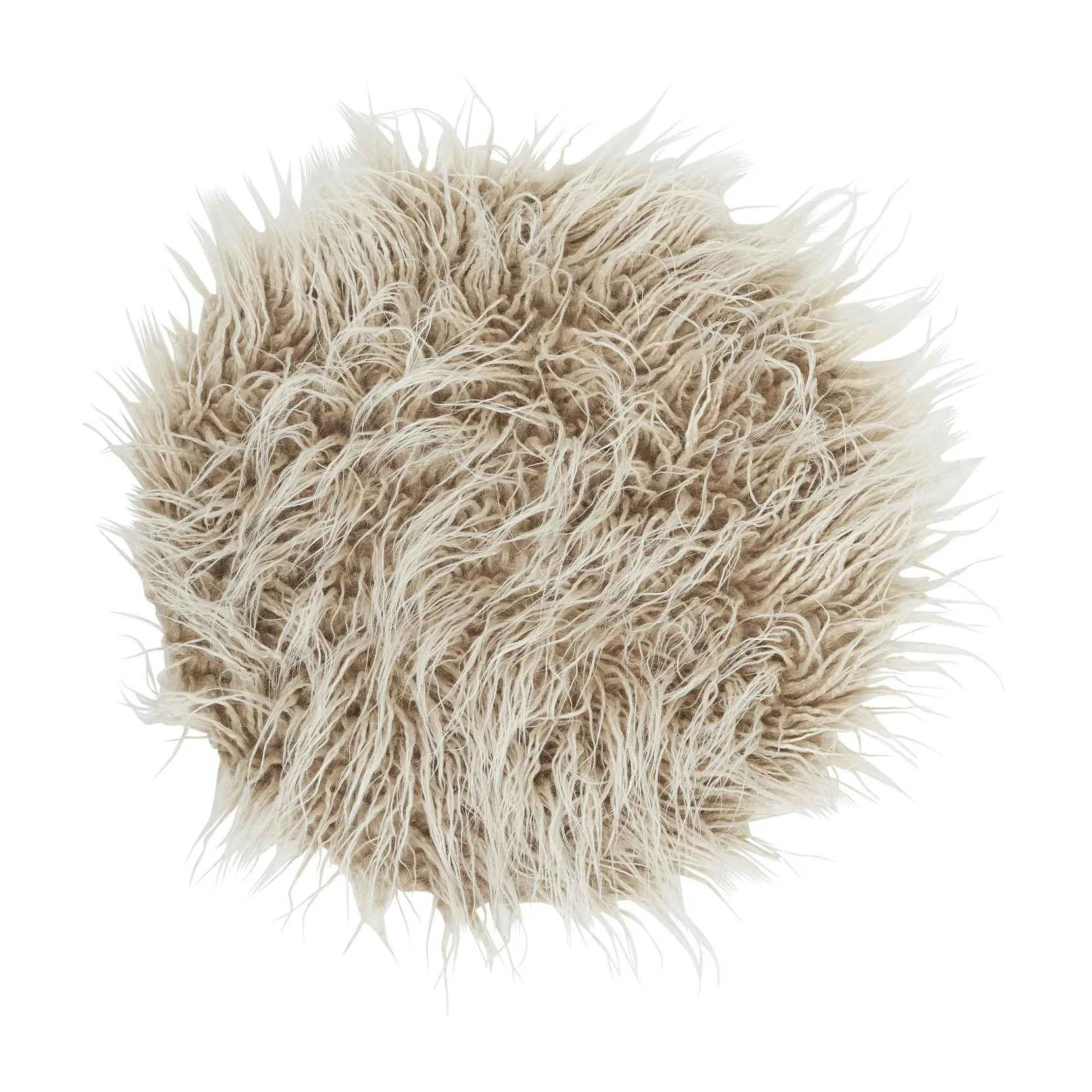 Coussin de chaise Dolly Ø35 cm, Marron Boel & Jan