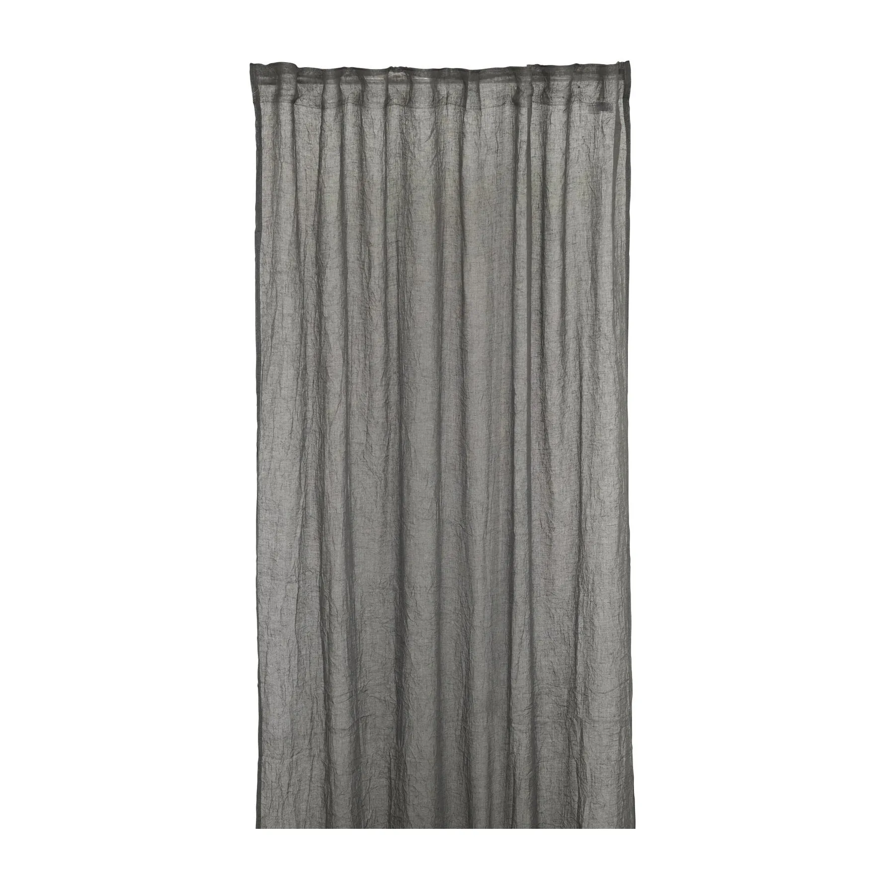 Ensemble de rideaux Mirja 130x275 cm, Noir-gris Boel & Jan