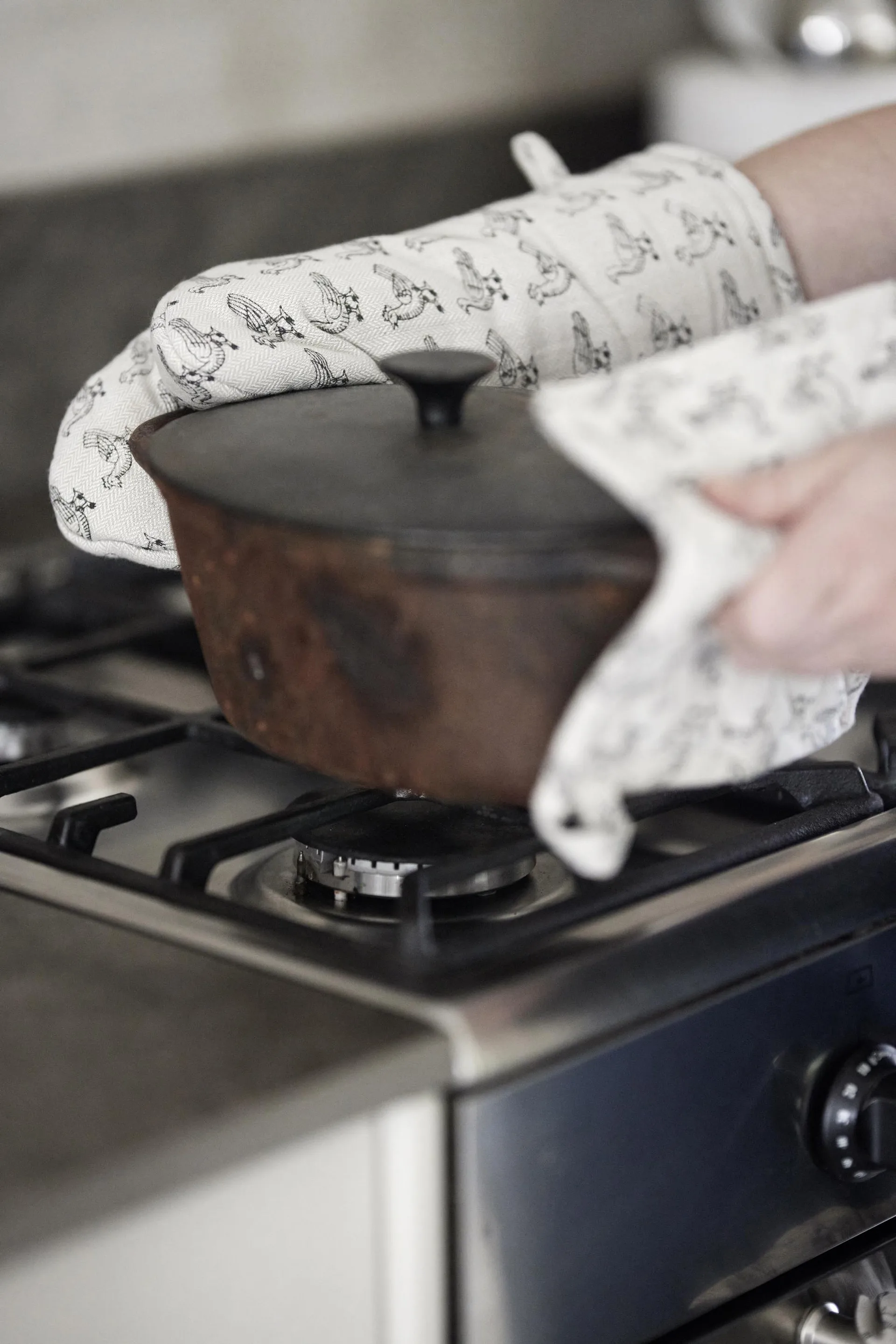 Gant de cuisine Stina 15x30 cm, Beige Boel & Jan