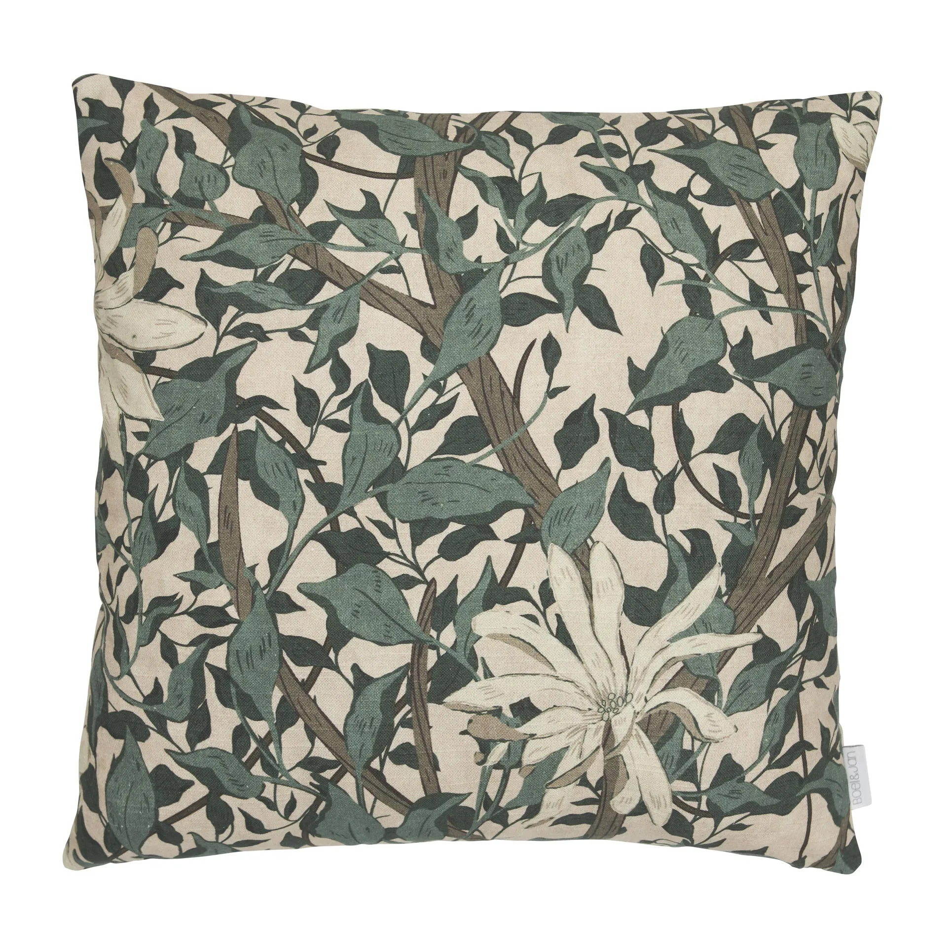 Housse de coussin Maja 45x45 cm, Vert Boel & Jan