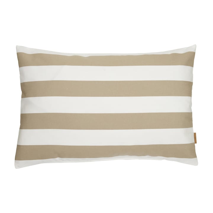 Housse de coussin Outdoor stripe 40x60 cm  - Beige - Boel & Jan