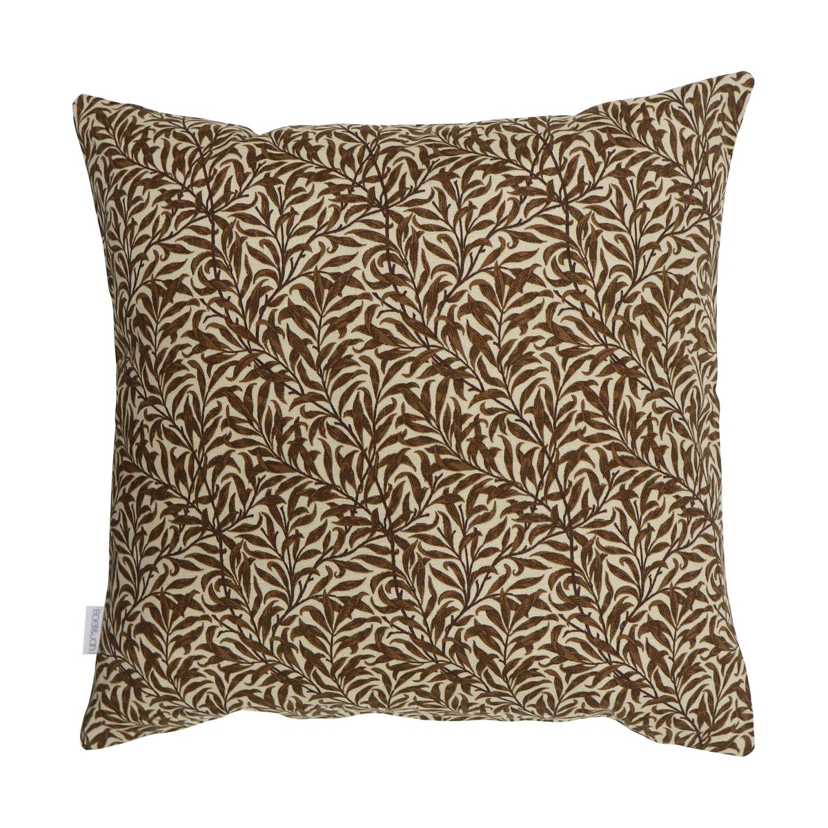 Boel & Jan Housse de coussin Ramas 50x50cm Brun-beige