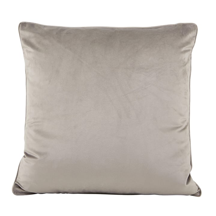 Housse de coussin velours Anna - gris clair - Boel & Jan