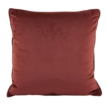 Housse de coussin velours Anna - rouille rouge - Boel & Jan