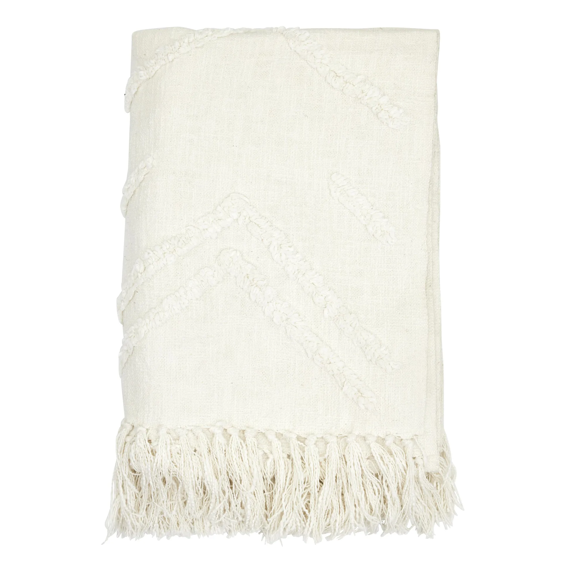 Nappe en coton Tovhult 130x170 cm, Blanc cassé Boel & Jan