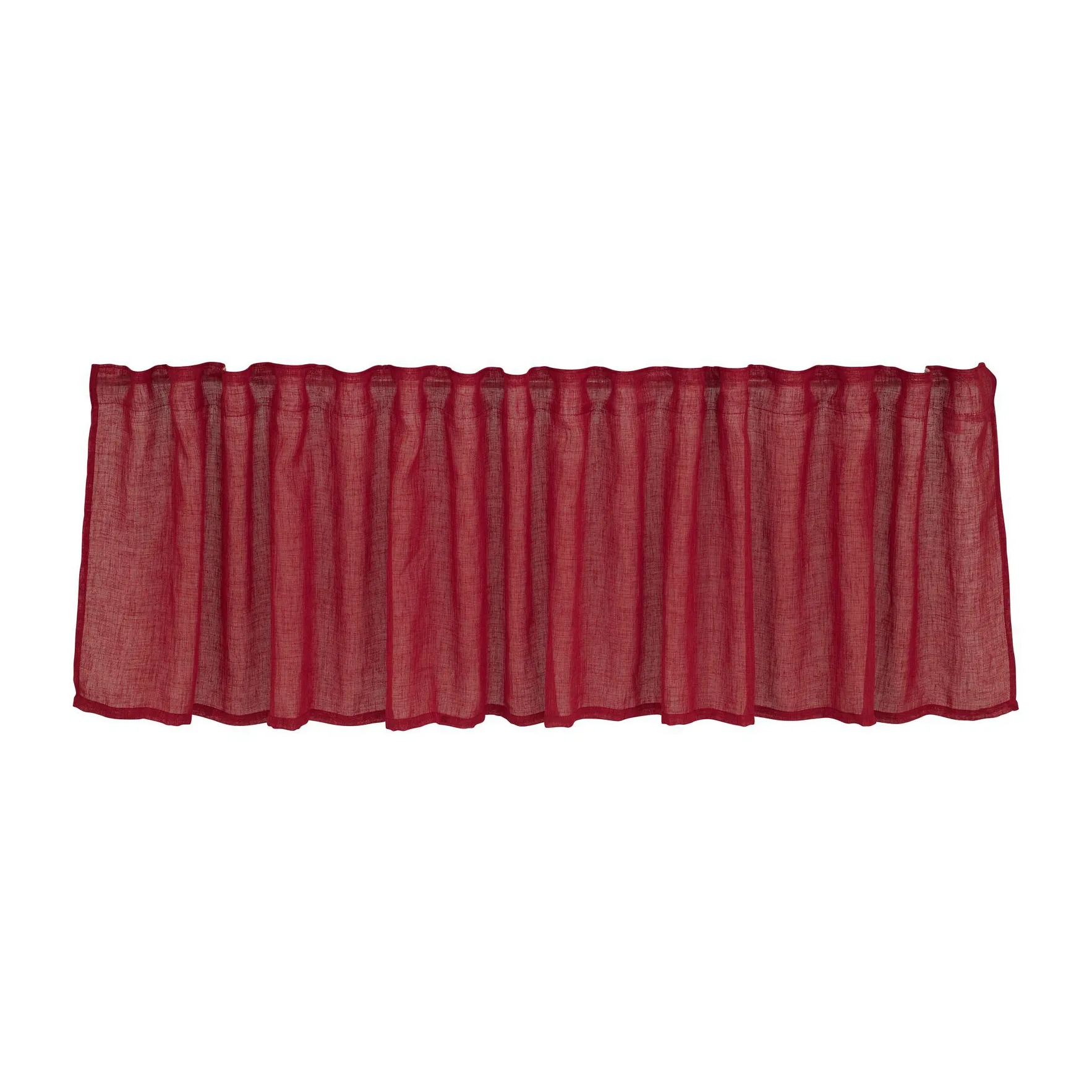 Petit rideau Bosse 55x250 cm, Rouge Boel & Jan