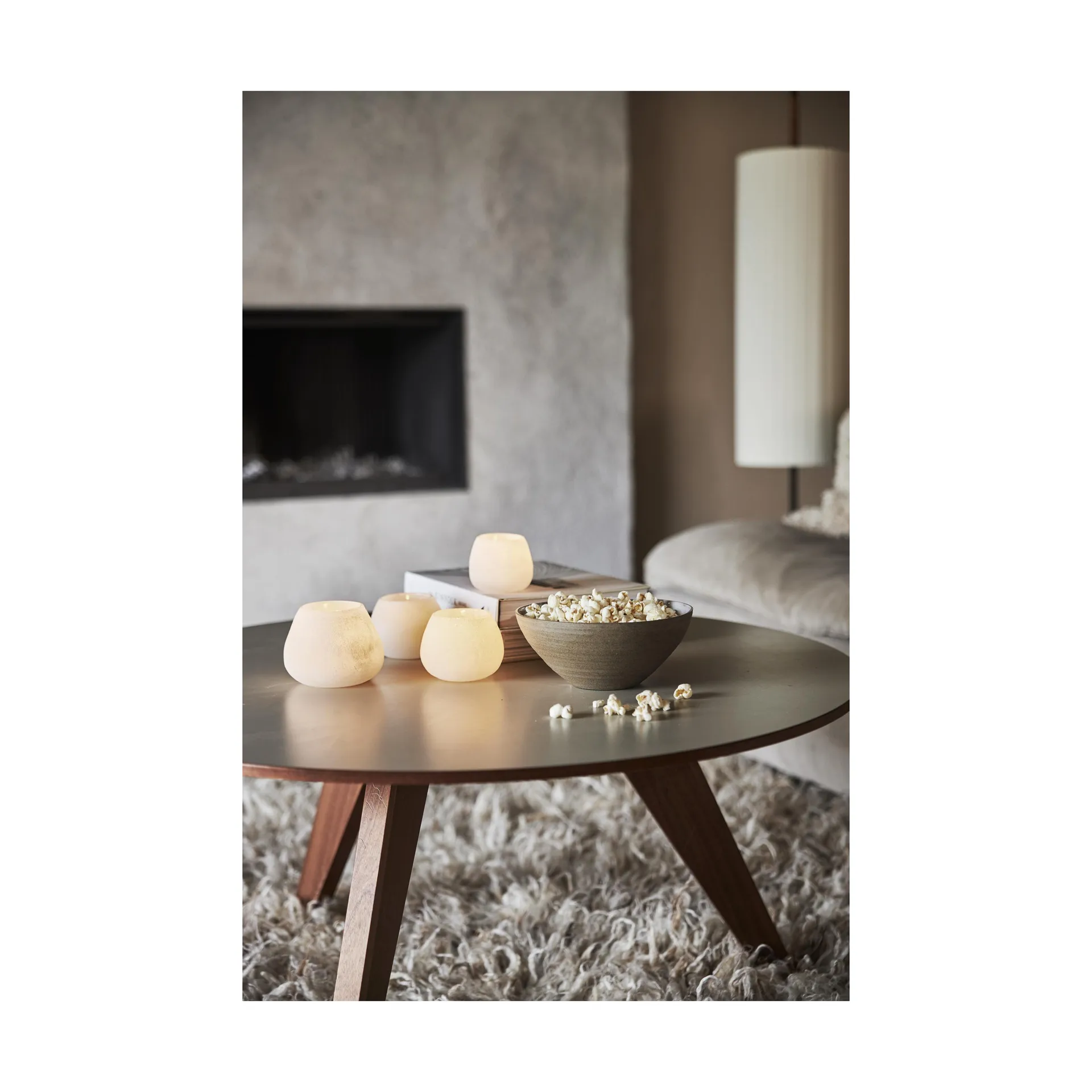 Photophore blanc Norrvik, Ø11 cm Boel & Jan