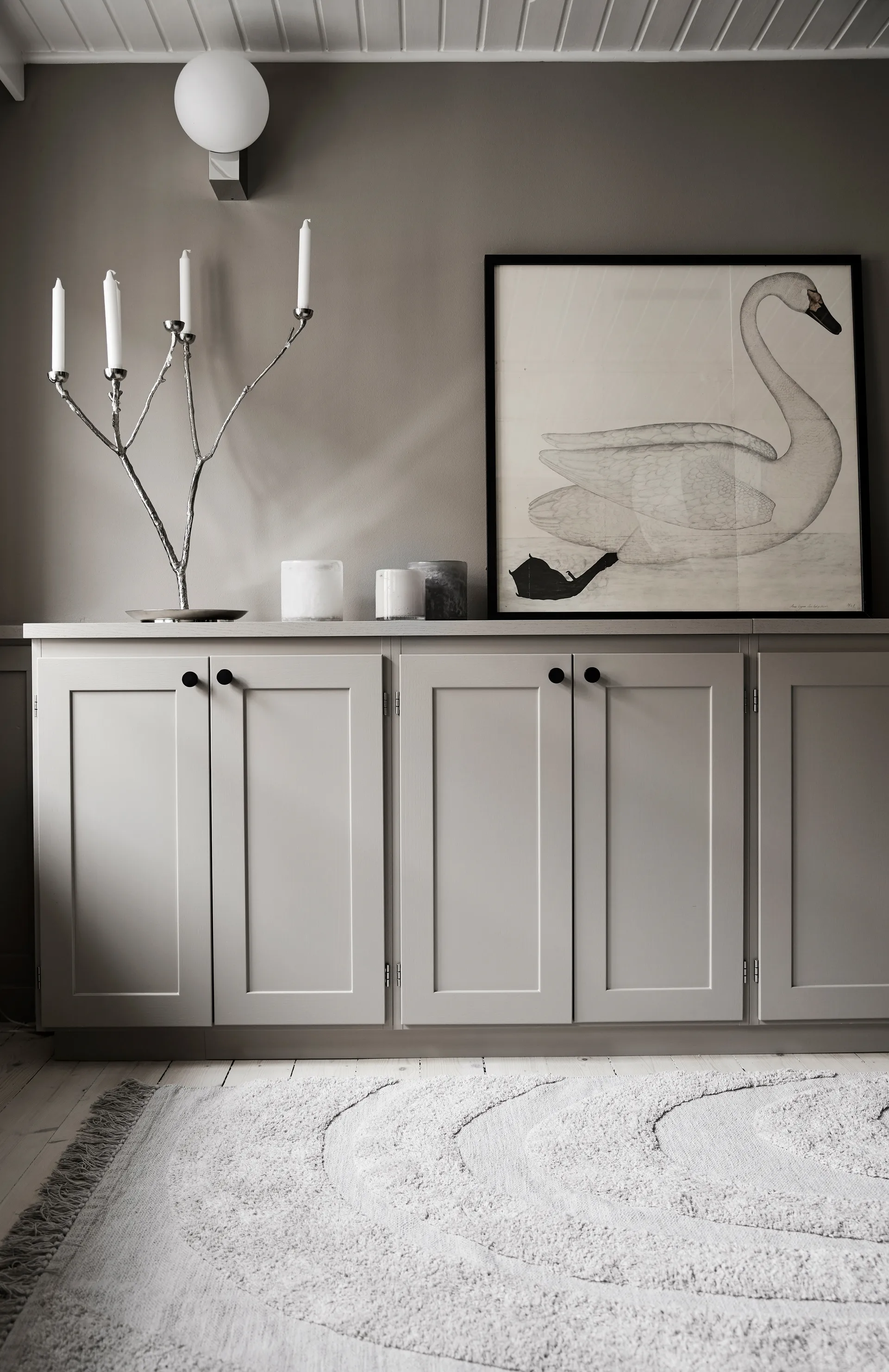 Photophore Bungenäs Ø 12,5 cm, Blanc Boel & Jan