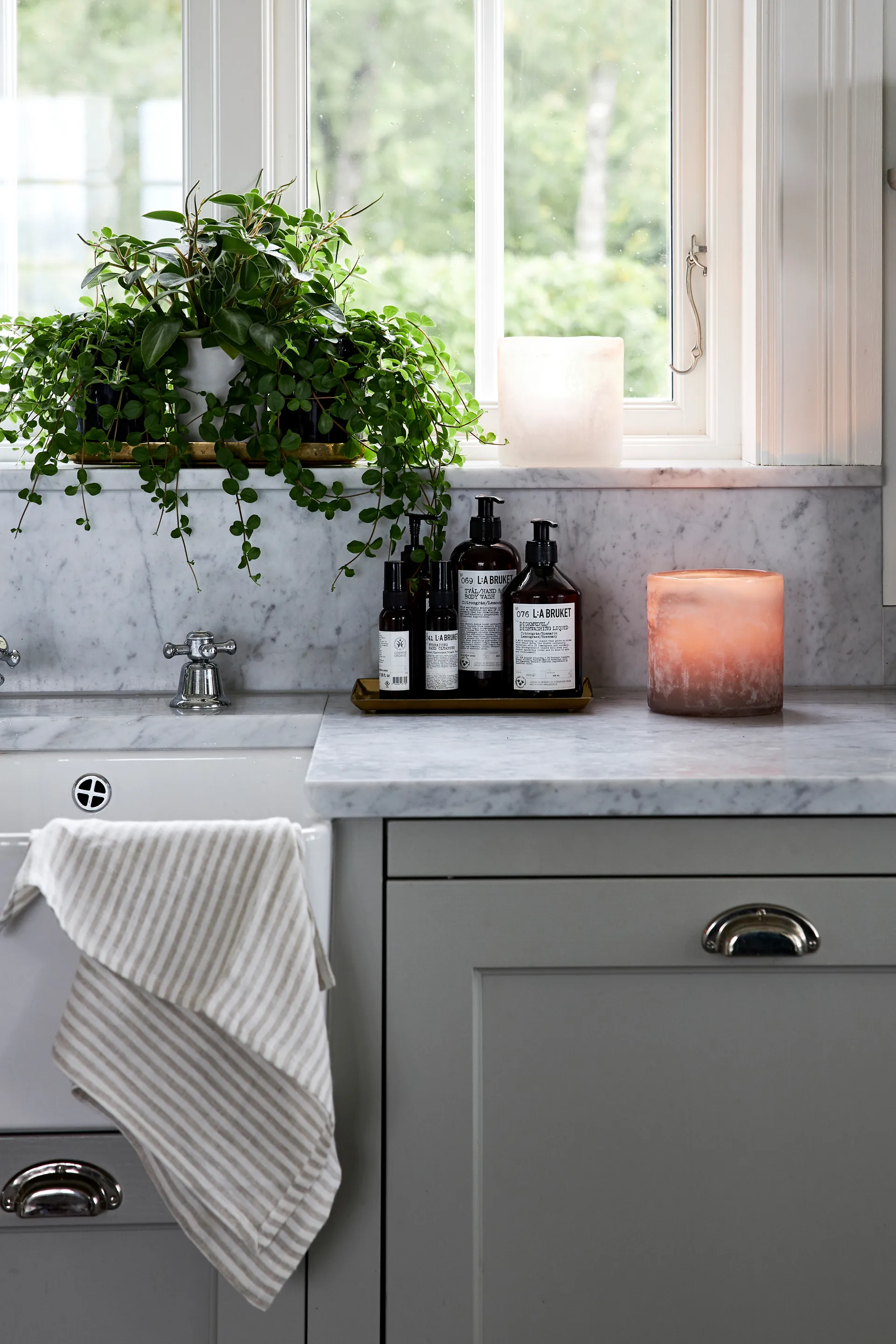 Photophore Bungenäs Ø8 cm, Marron Boel & Jan