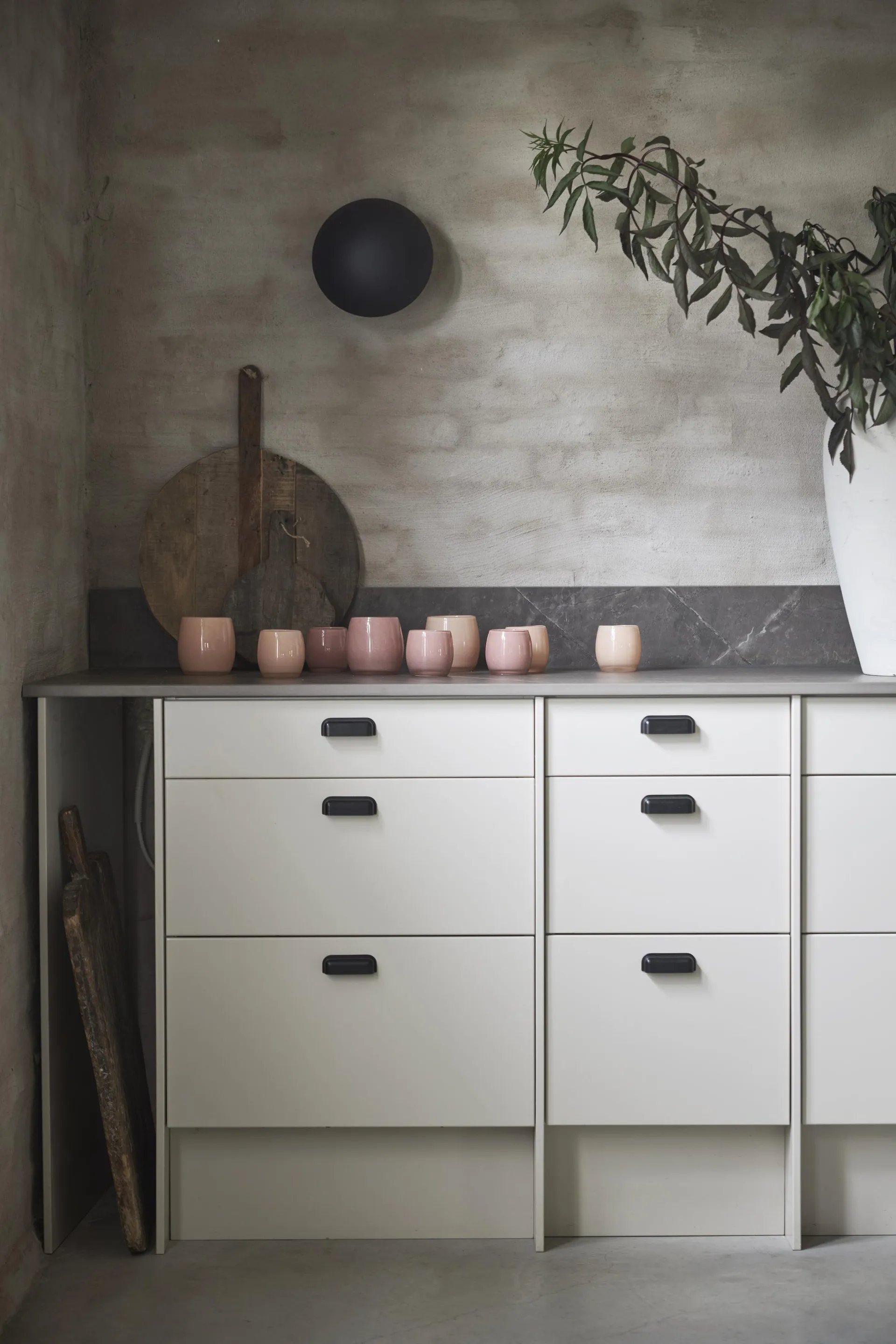 Photophore Goya Ø 8 cm, Abricot Boel & Jan