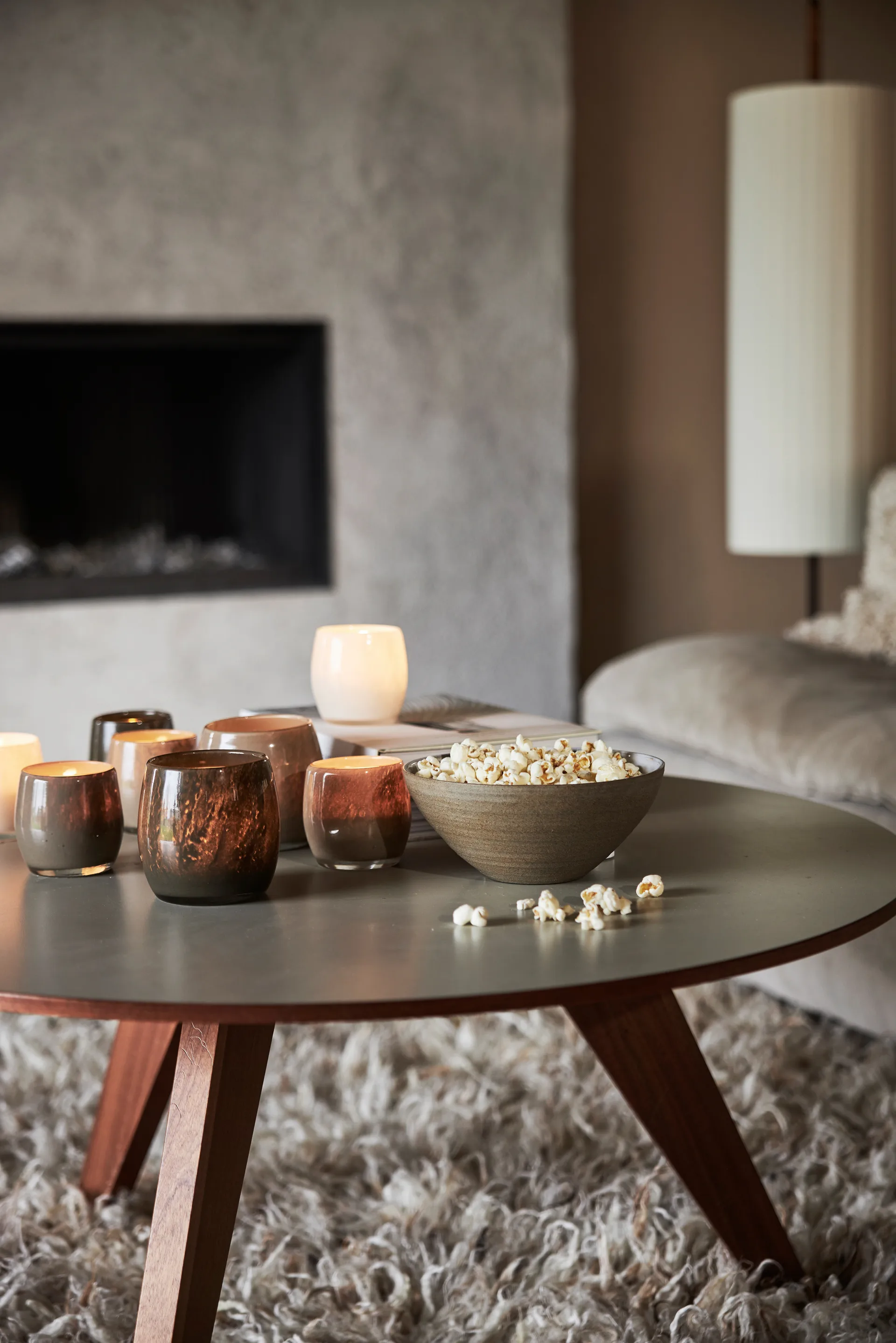 Photophore Goya Ø 8 cm, Blanc Boel & Jan