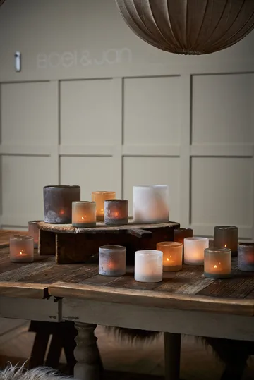 Photophore Visby Ø7,5 cm - Jaune - Boel & Jan