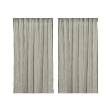 Rideaux Mirja 130x275 cm Lot de 2 - Gris - Boel & Jan