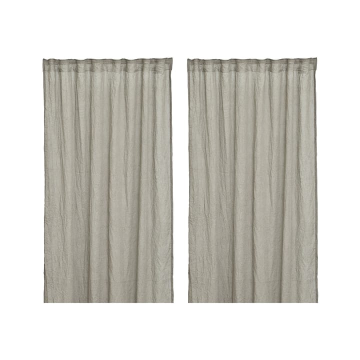 Rideaux Mirja 130x275 cm Lot de 2 - Gris - Boel & Jan