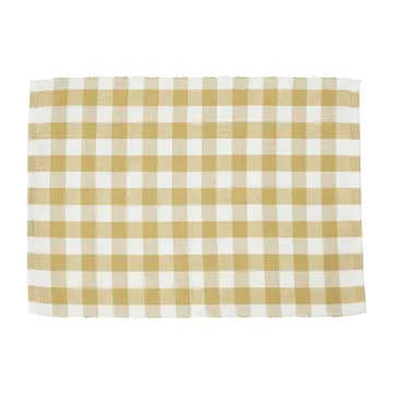 Set de table Grete 35x45 cm - Jaune - Boel & Jan