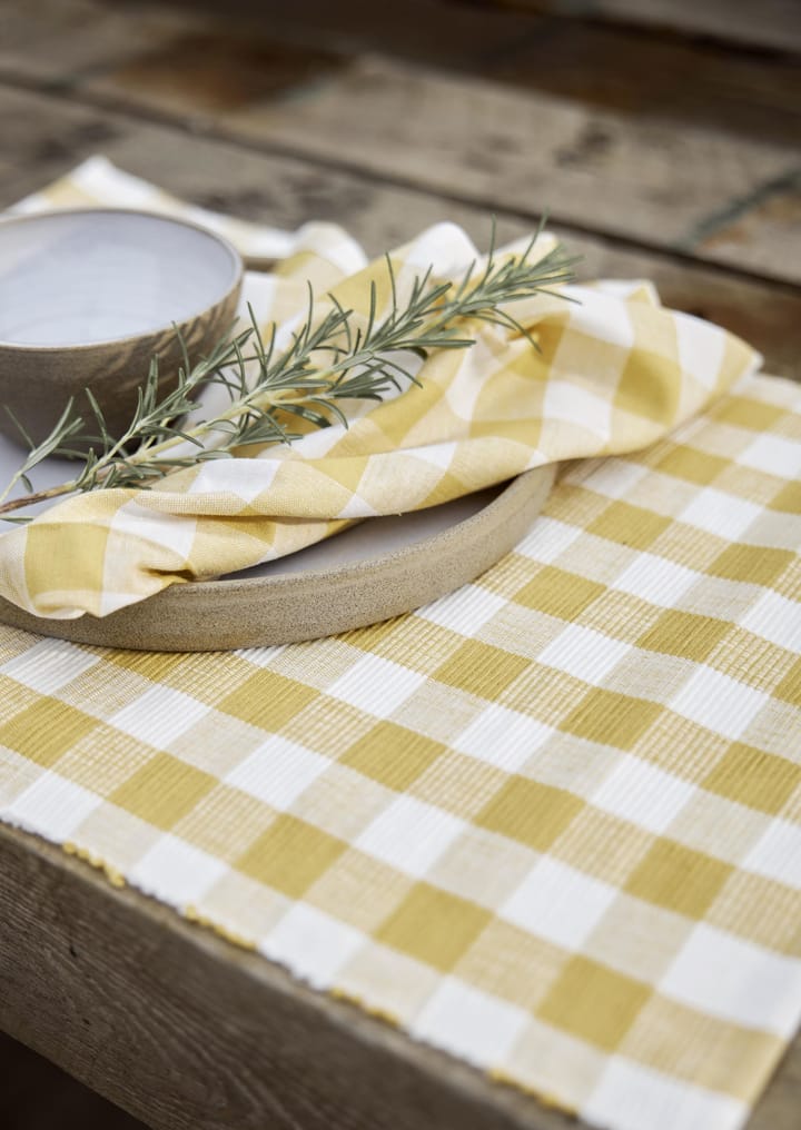 Set de table Grete 35x45 cm, Jaune Boel & Jan