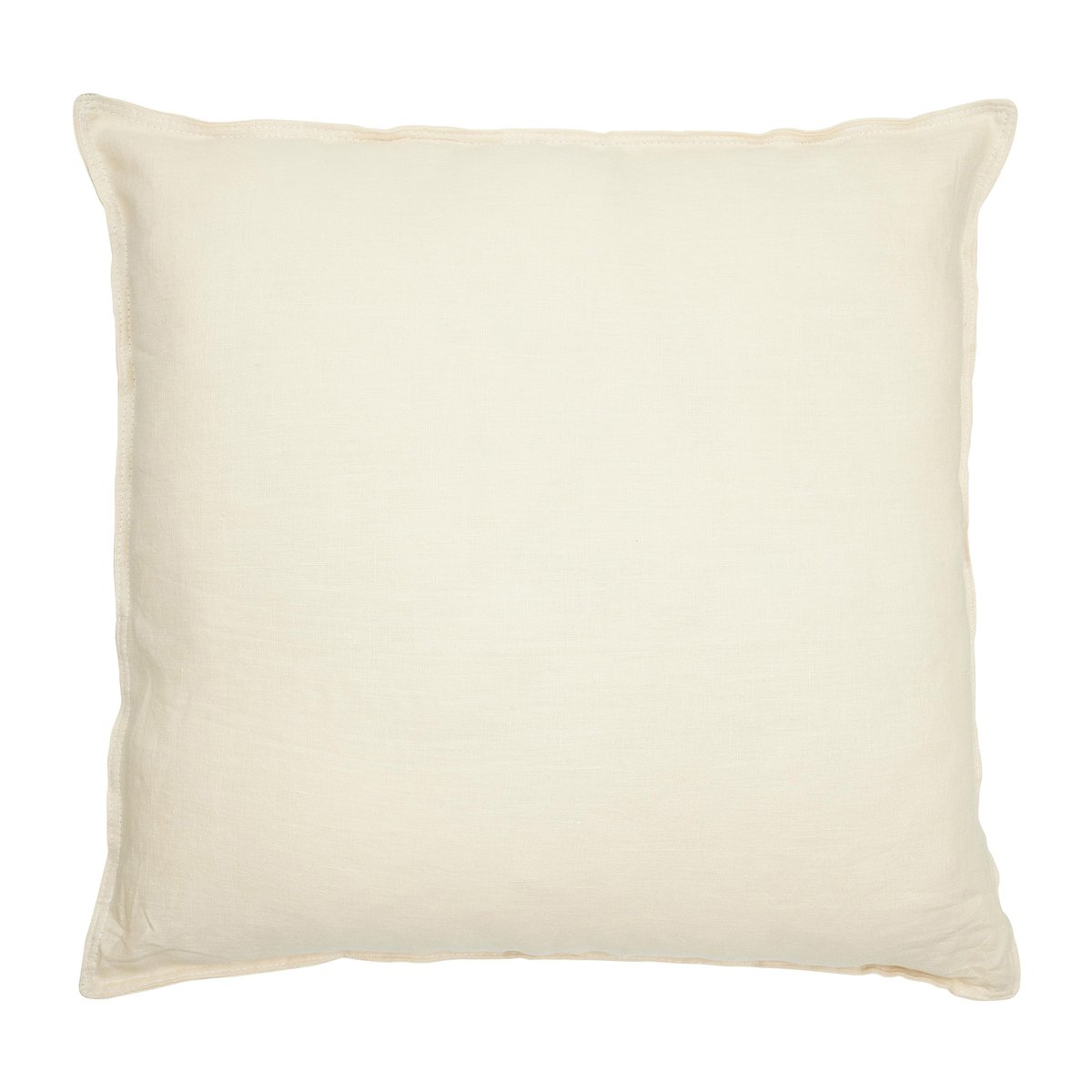 Boel & Jan Taie d'oreiller Sabina en lin 60x60 cm Blanc cassé