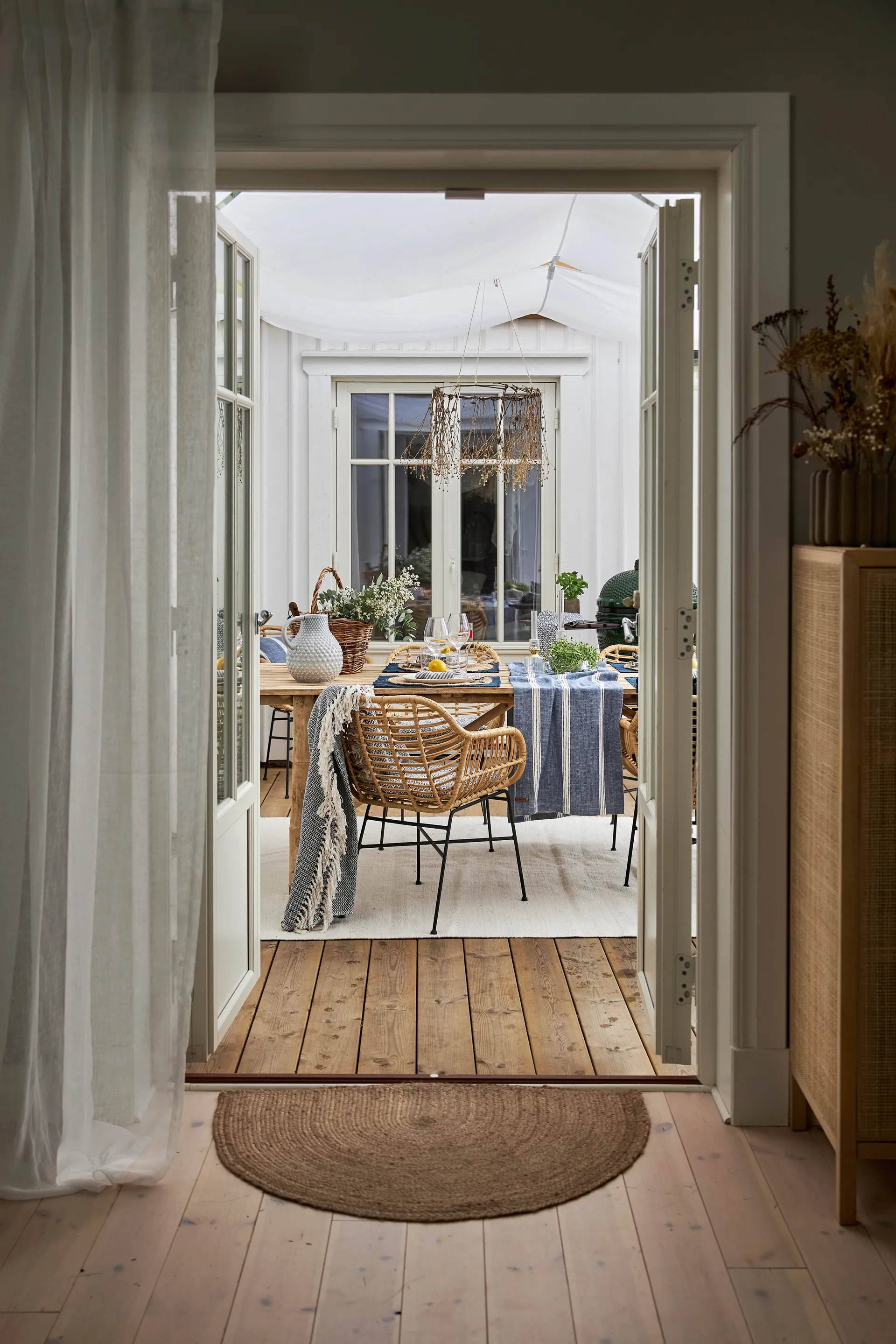 Tapis de porte Merida 60x90 cm, Nature Boel & Jan