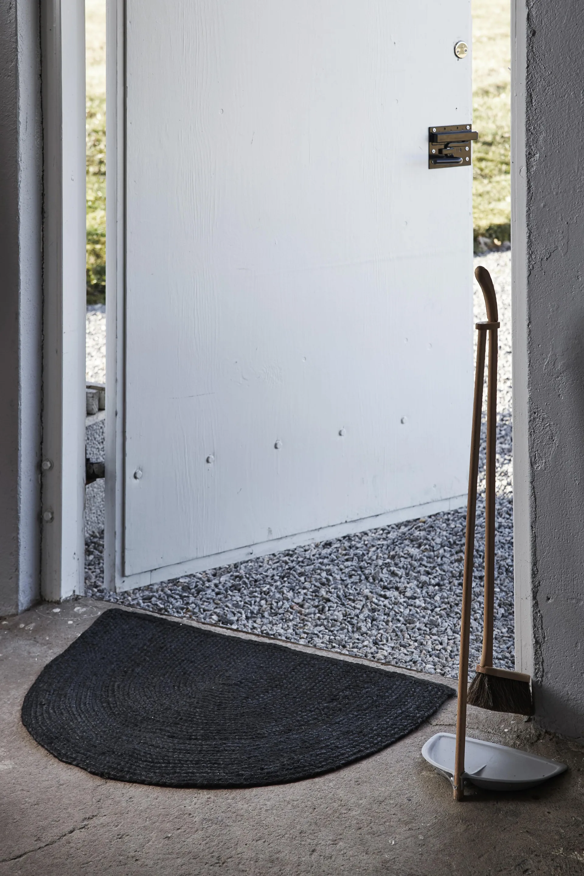 Tapis de porte Merida 60x90 cm, Noir Boel & Jan