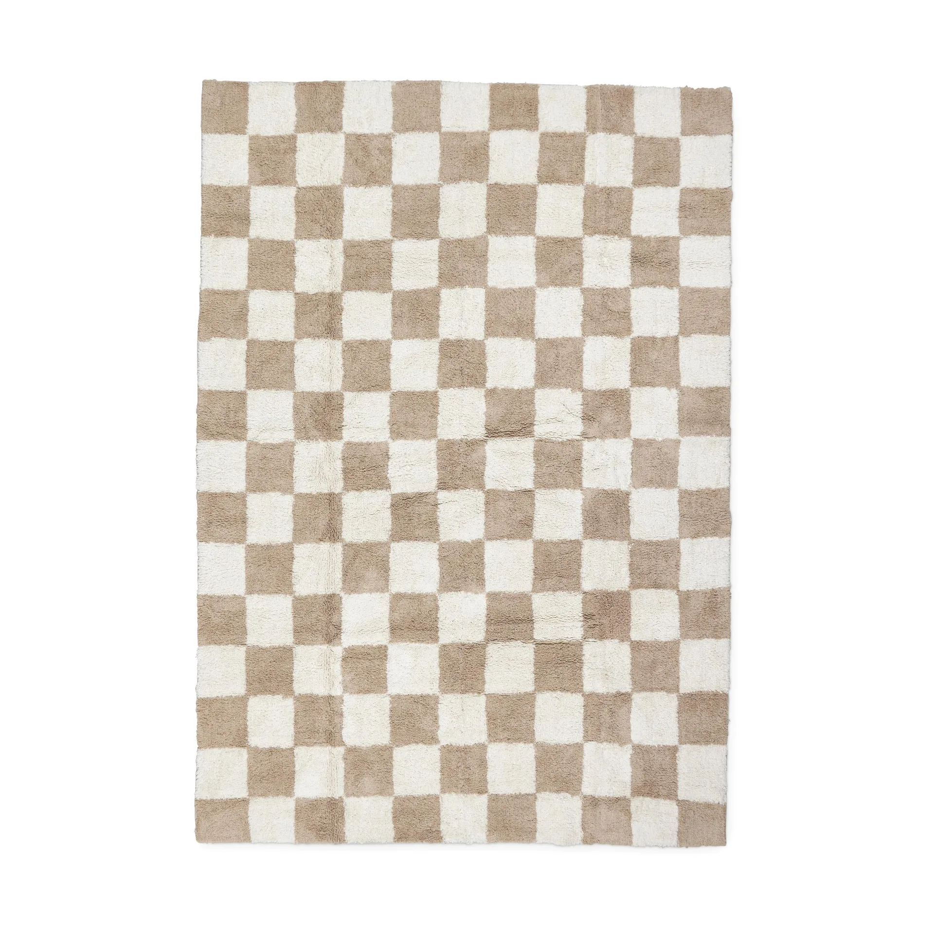 Tapis en coton Claudia, 160x230 cm, Beige-blanc Boel & Jan